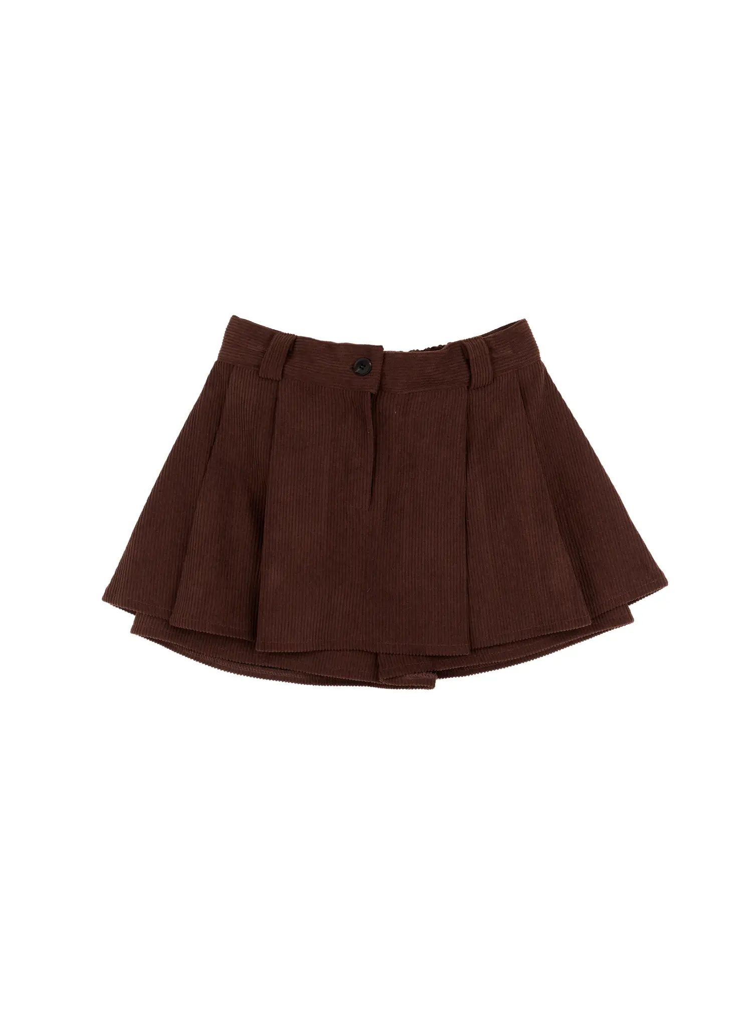 Corduroy Pleated A-Line Skirt CN525 - Image 11