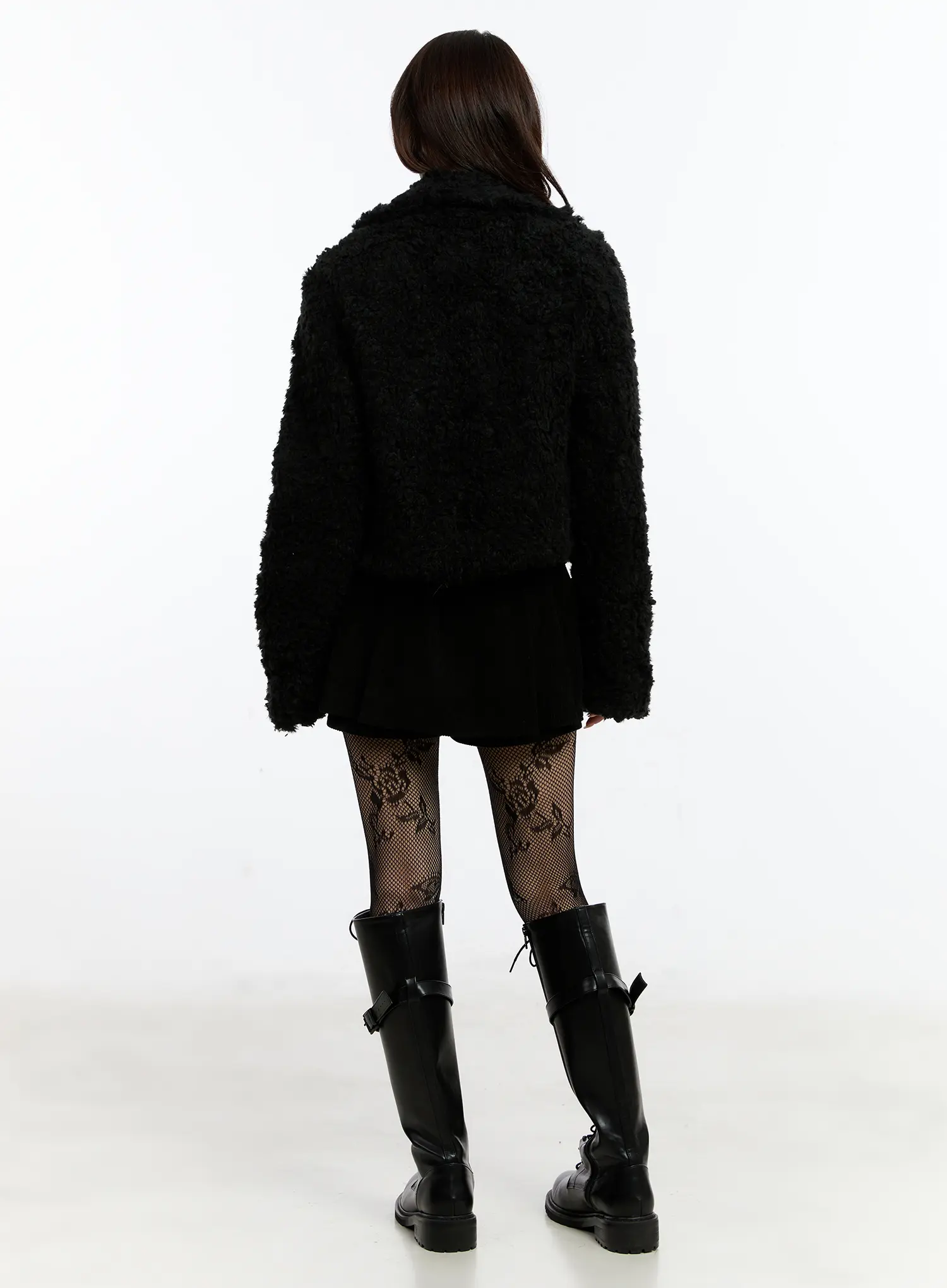 Corduroy Pleated A-Line Skirt CN525 - Image 8