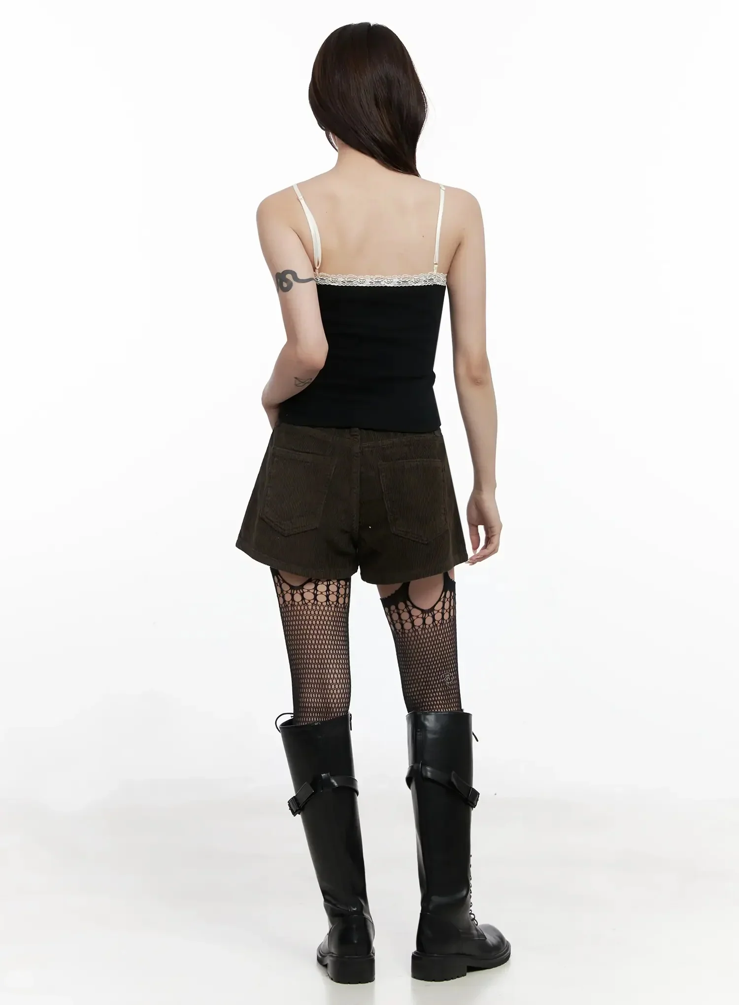 Corduroy Studded Shorts IN525 - Image 12