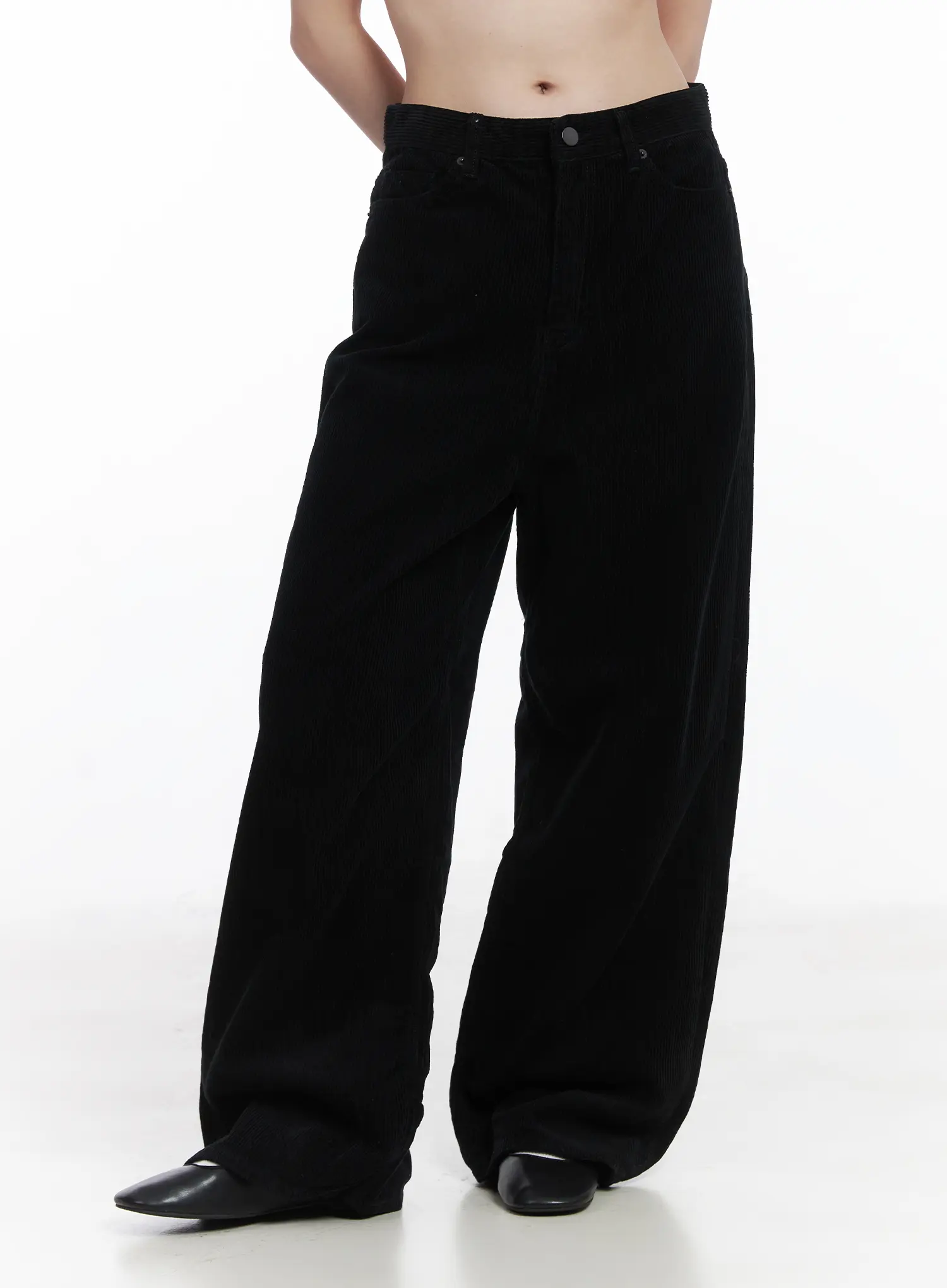 Corduroy Wide-Leg Pants CJ507 - Image 9