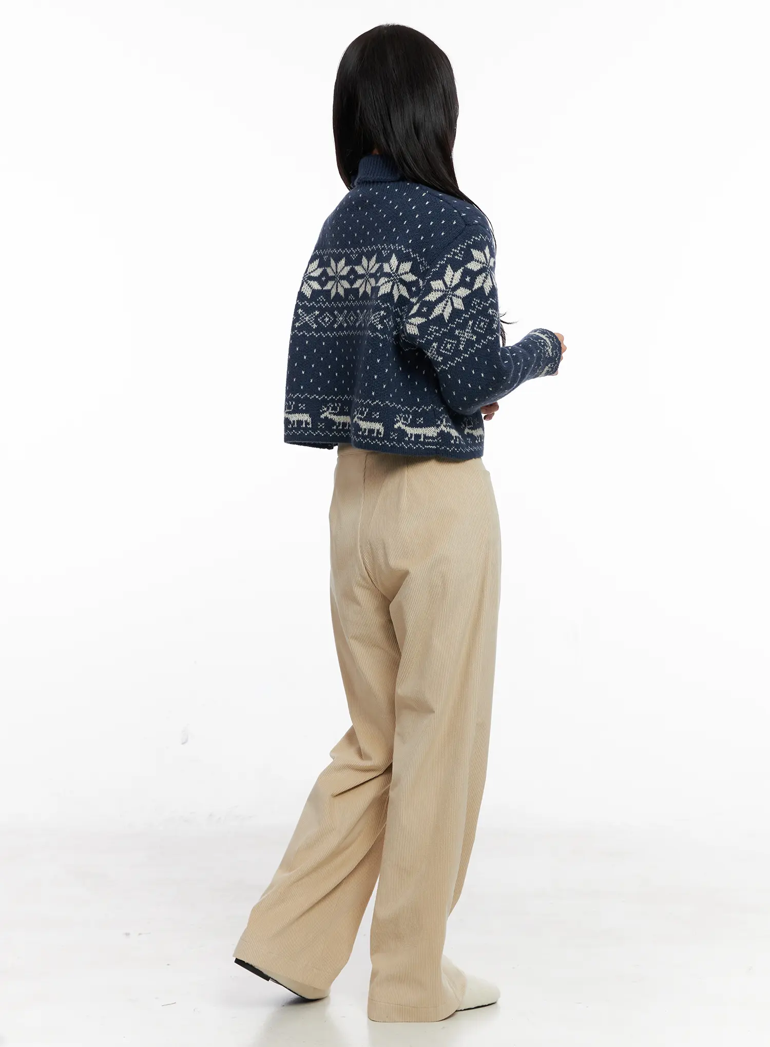 Corduroy Wide Leg Pants CO524 - Image 4