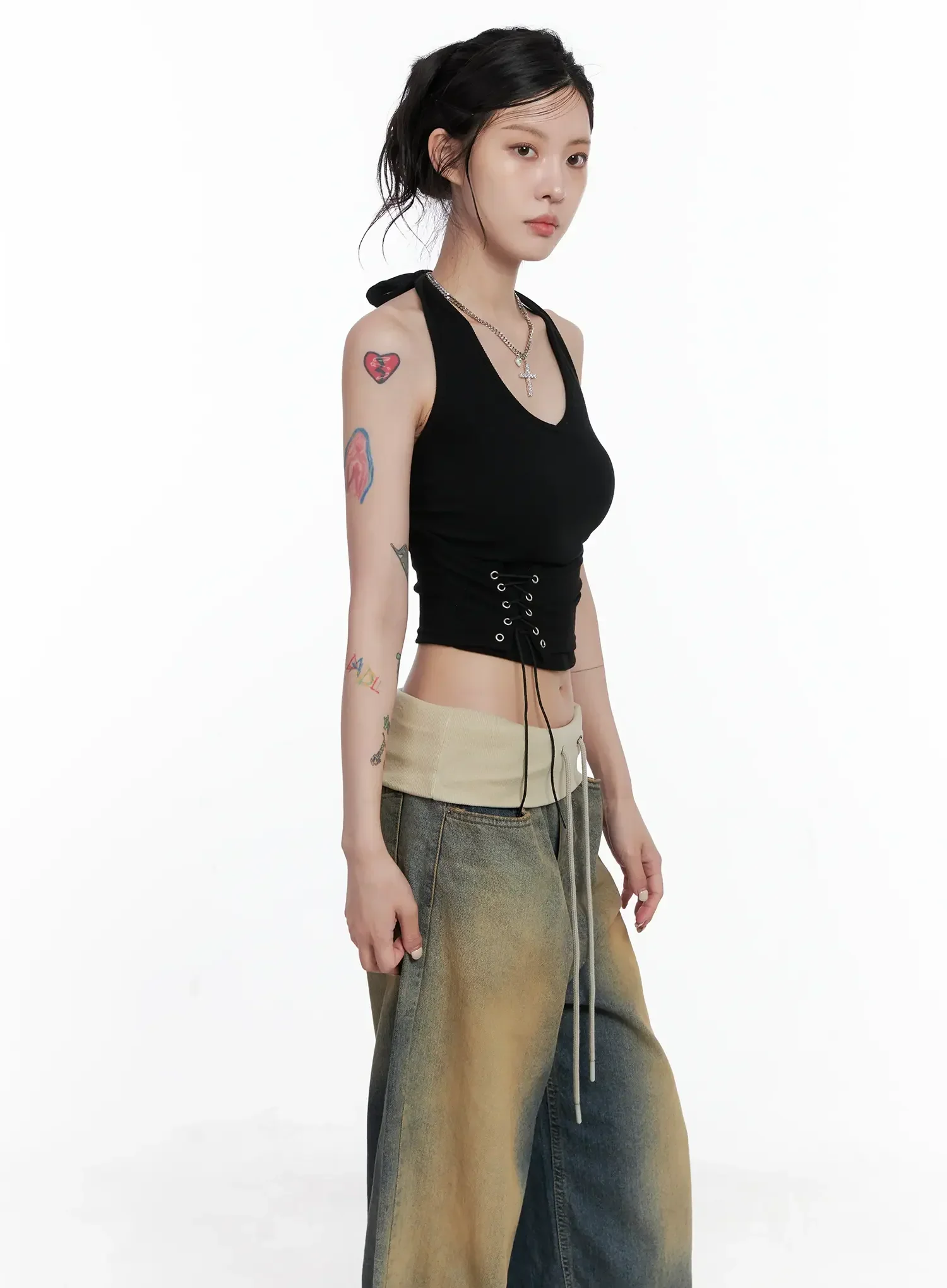 Corset Lace-Up Halter Top CS512 - Image 9