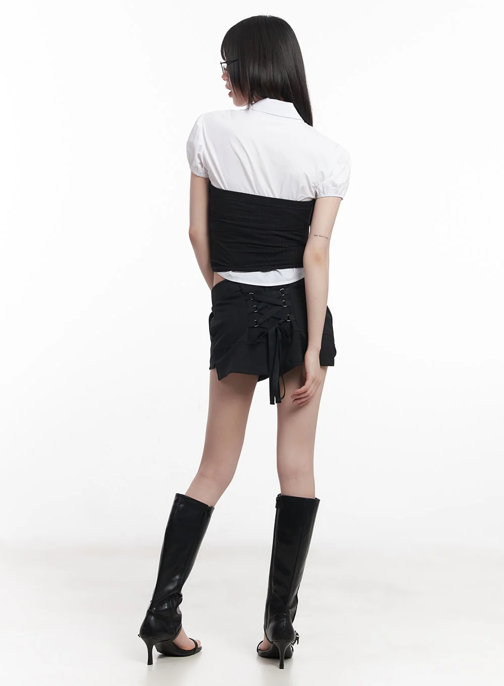 Corset Waist Shorts CU506