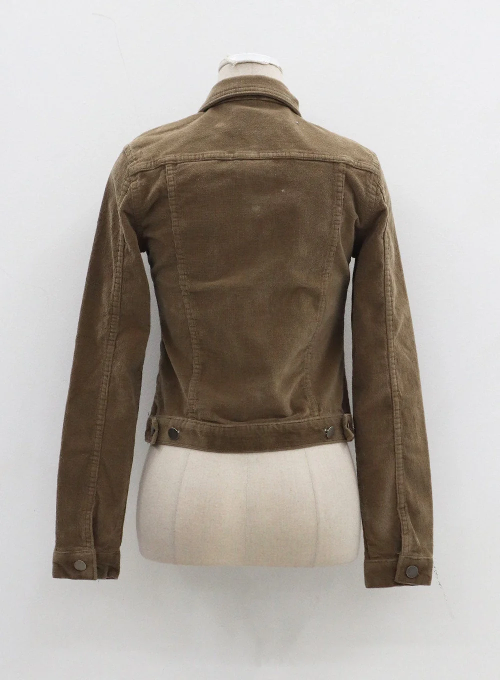 Cotton Blend Button Cropped Jacket CJ303 - Image 23
