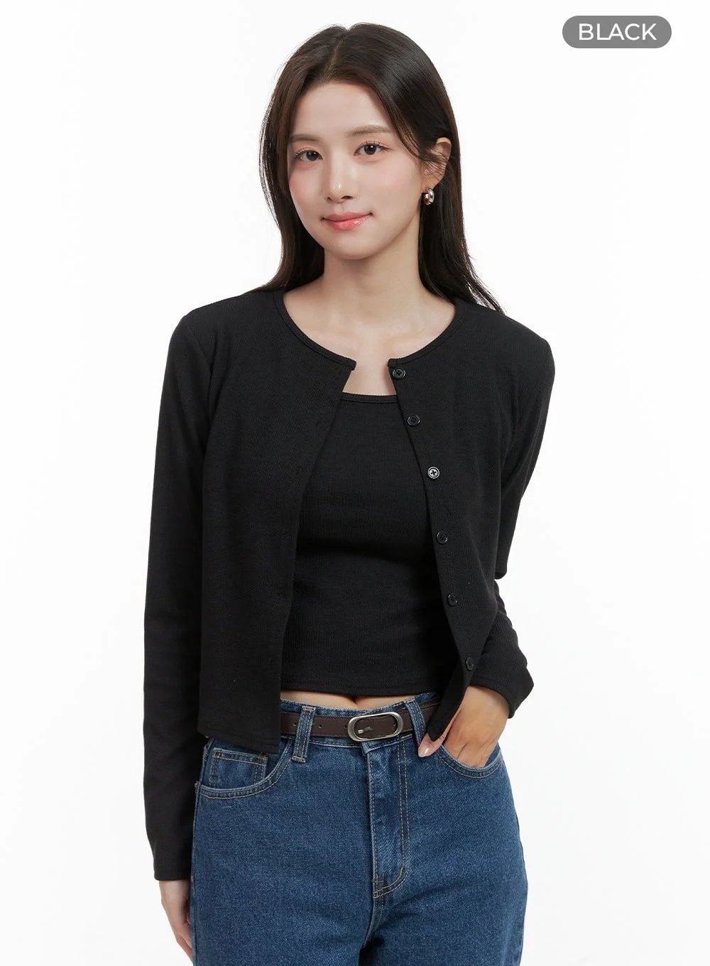 Cotton Cardigan and Cami Set OG409 - Image 9