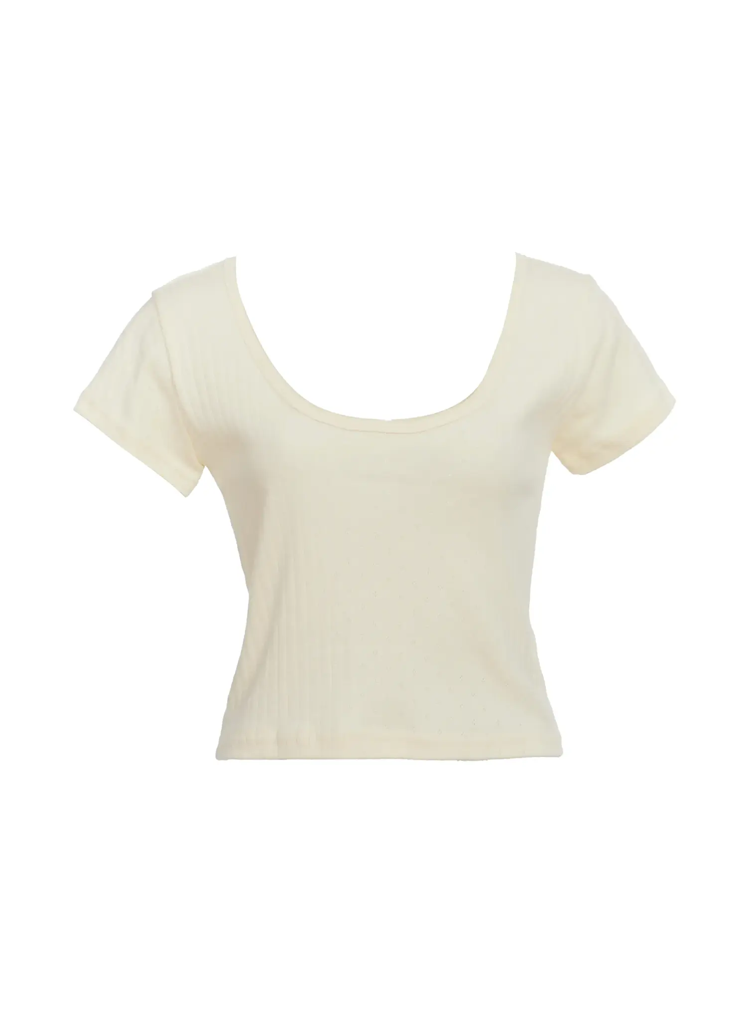 Cotton Casual Scoop Tee IC503 - Image 4