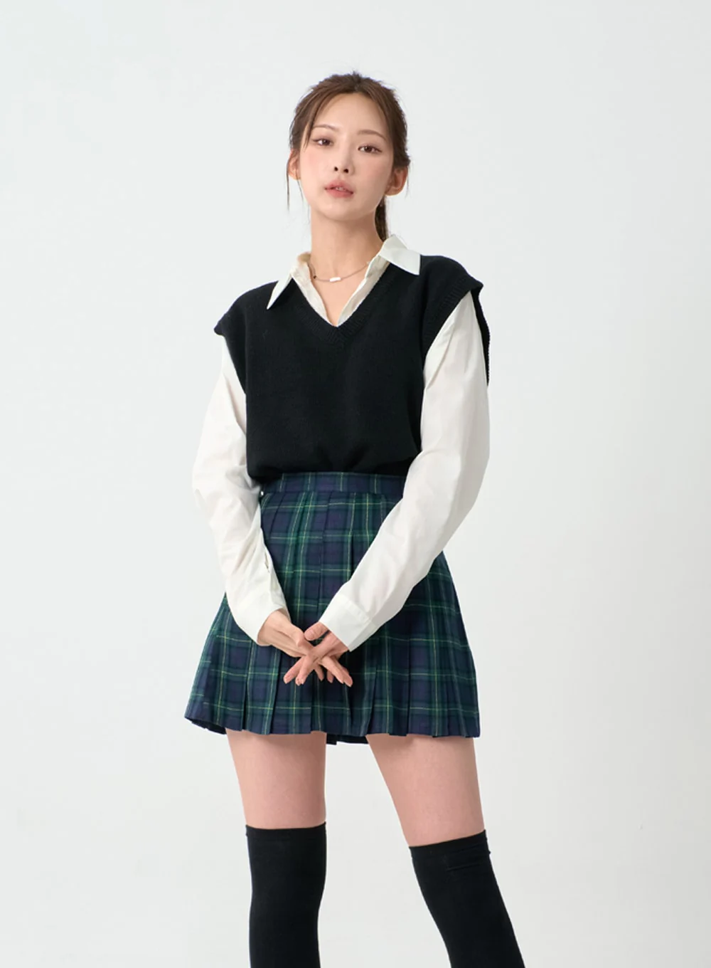 Cotton Cropped Long Sleeve T-Shirt IS15 - Image 13