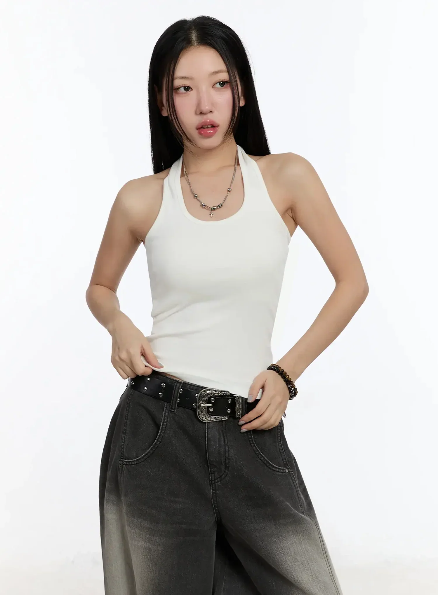 Cotton Halter Top IM509 - Image 11