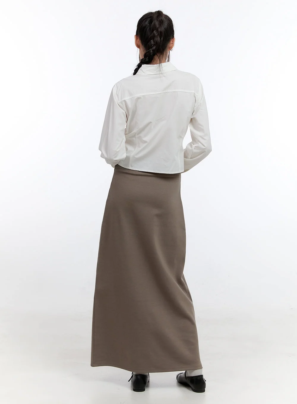 Cotton Pintuck Crop Shirt CN401 - Image 4
