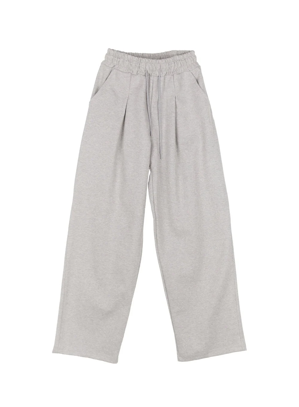 Cotton Pintuck Wide-Fit Sweatpants IY516 - Image 17