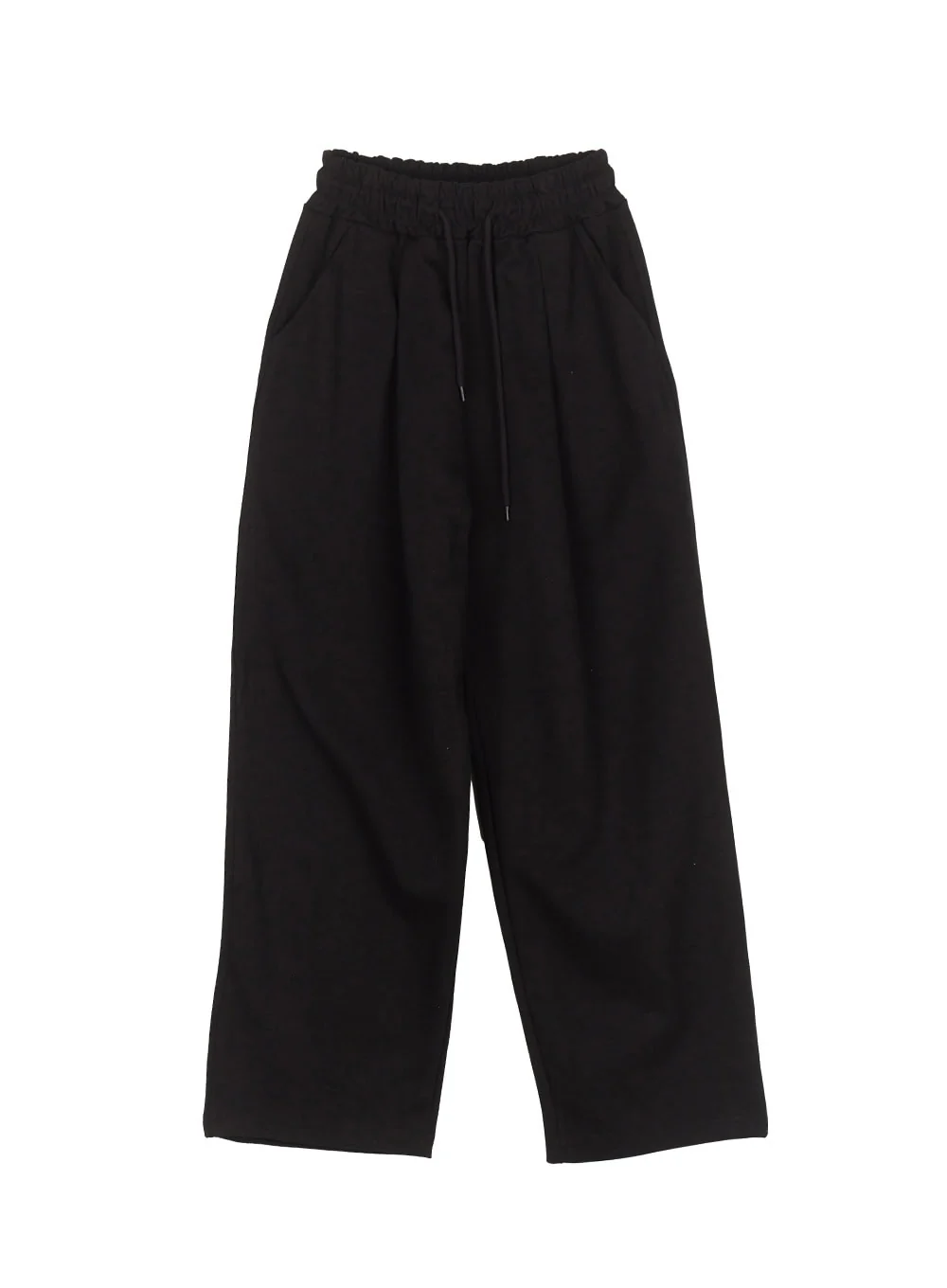 Cotton Pintuck Wide-Fit Sweatpants IY516 - Image 18
