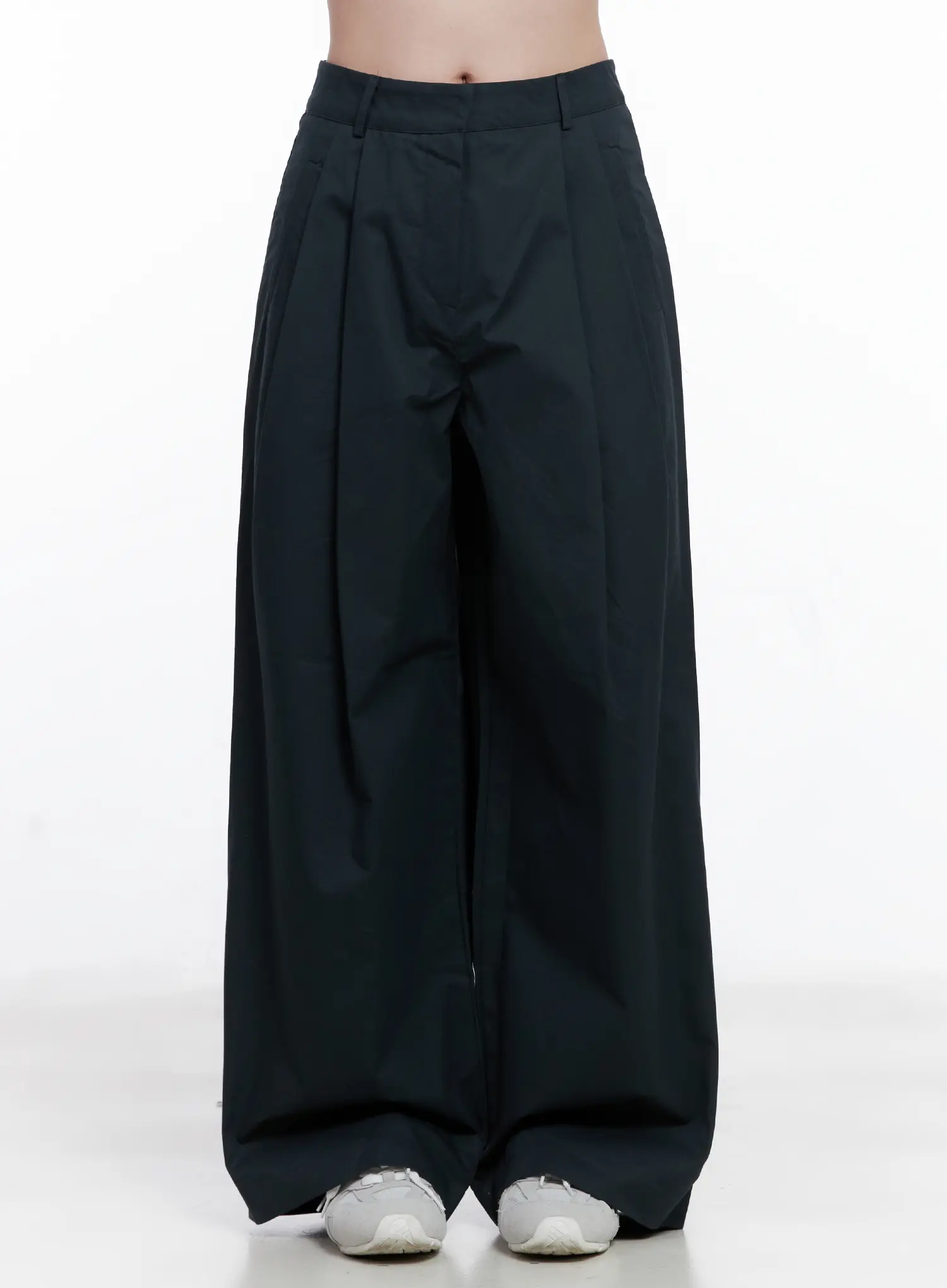 Cotton Pintuck Wide Pants CG521