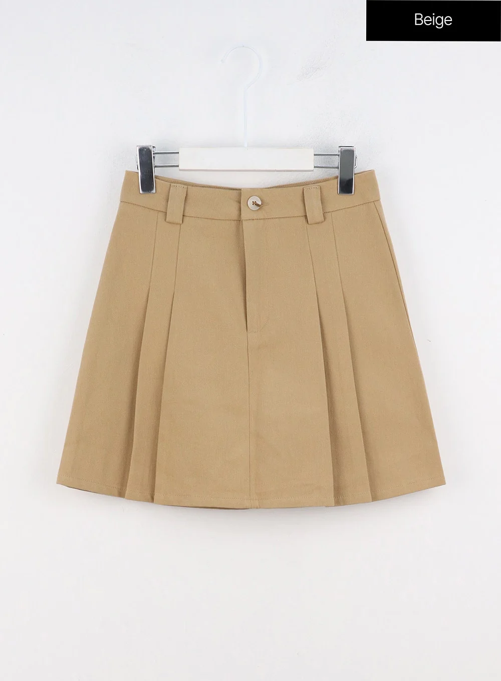 Cotton Pleated Mini Skirt OO312 - Image 10