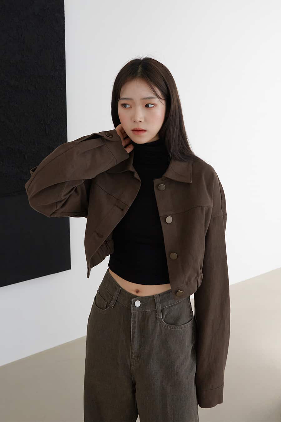 Cotton Wide Leg Pants (Fleece Lined available) F02 - Image 4