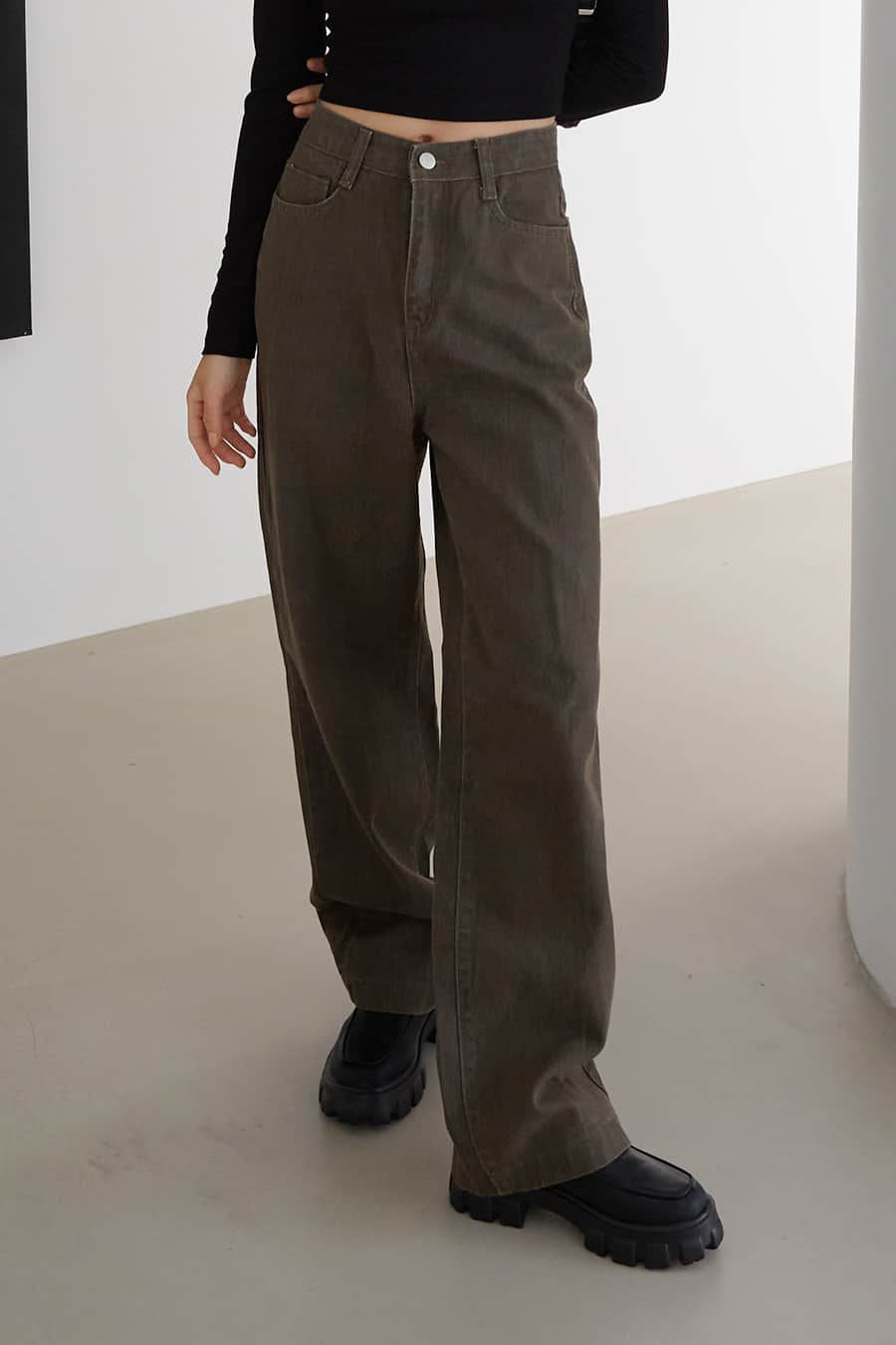 Cotton Wide Leg Pants (Fleece Lined available) F02 - Image 6
