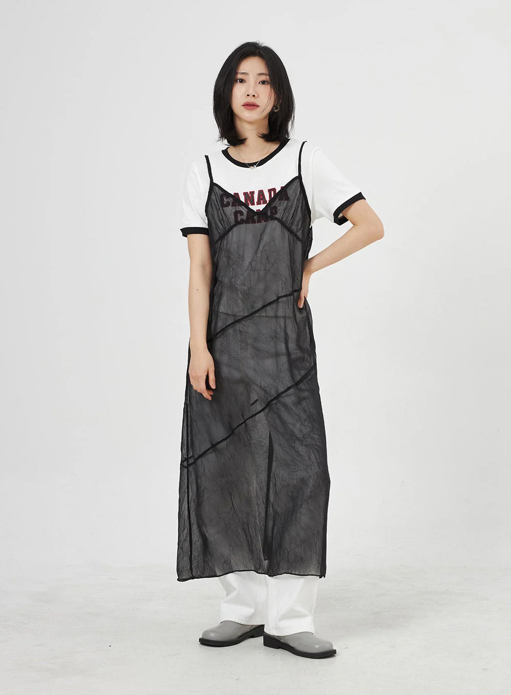 Cotton Wide Leg Pants OA307 - Image 9