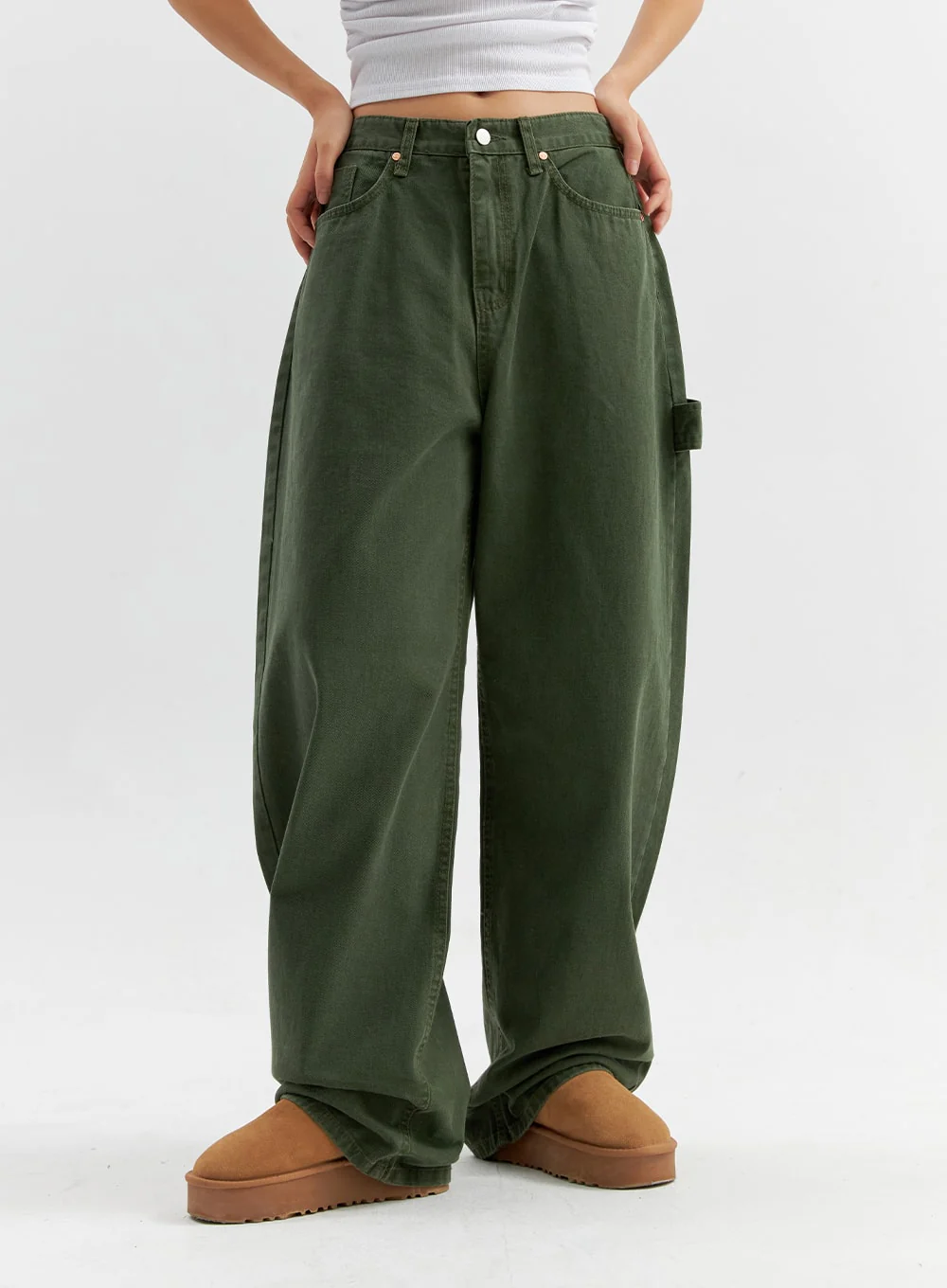 Cotton Wide Pants CO306 - Image 5