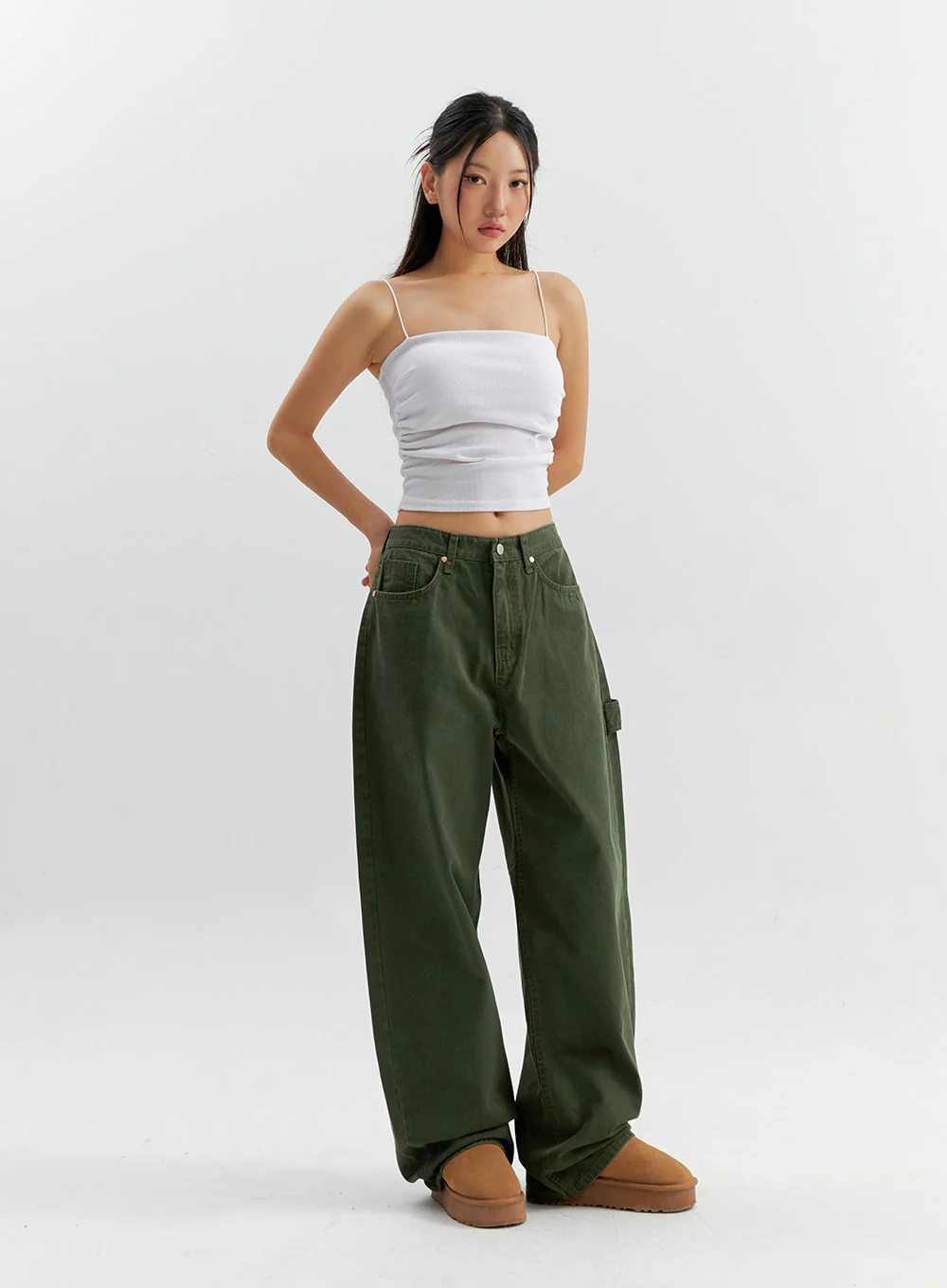 Cotton Wide Pants CO306 - Image 7