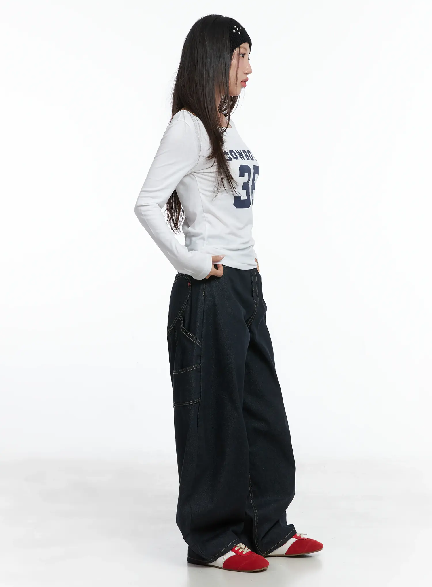 Cowboys Graphic Long Sleeve Tee CS503 - Image 5