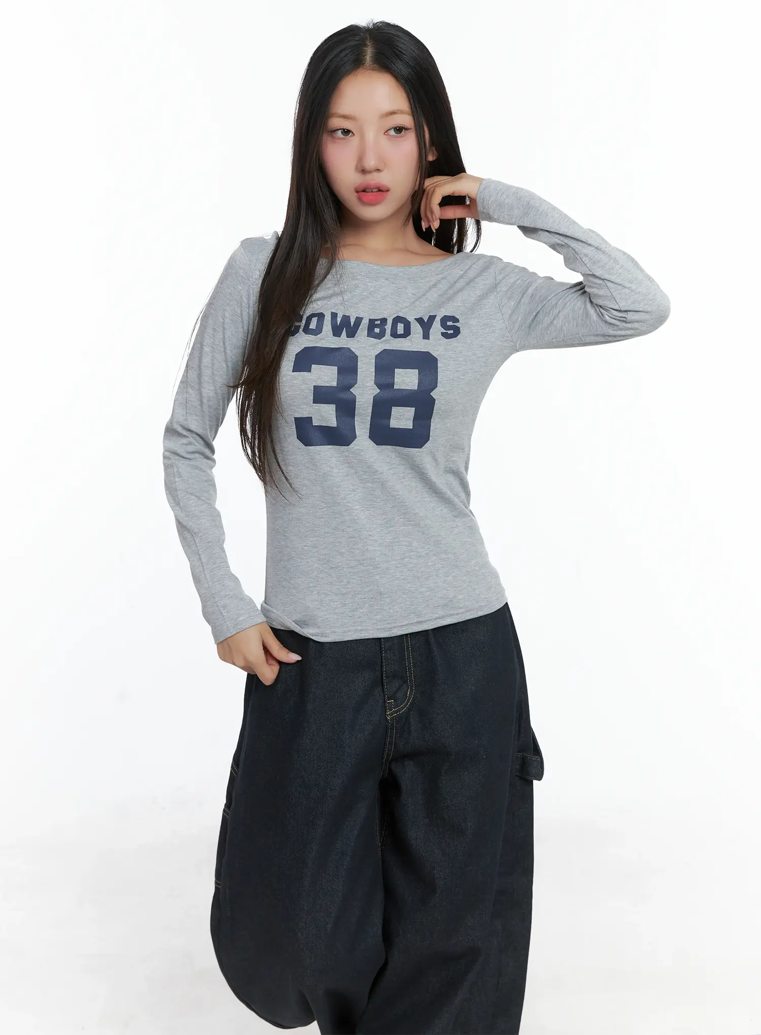 Cowboys Graphic Long Sleeve Tee CS503 - Image 7