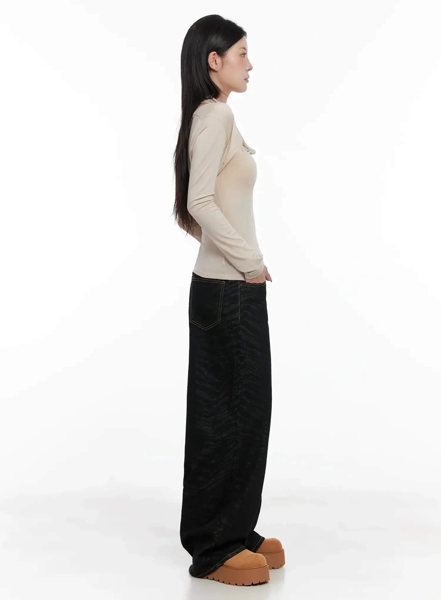 Cowl Neck Top Bolero Set IS508 - Image 8