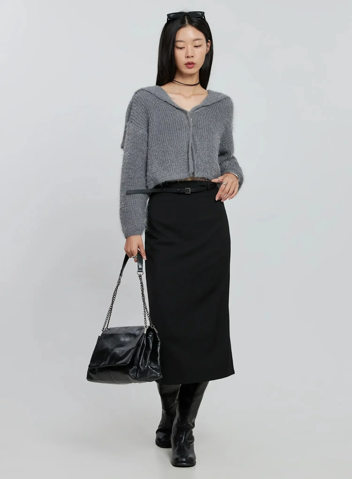 Cozy Crop Cardigan IO530 - Image 2
