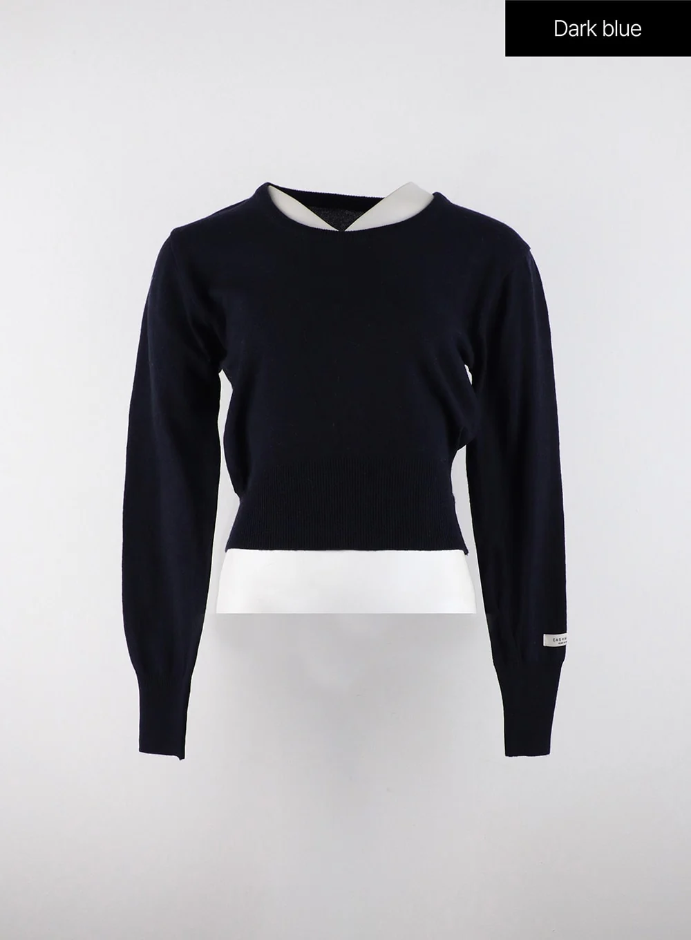 Cozy Cropped Knit Sweater OD320 - Image 10