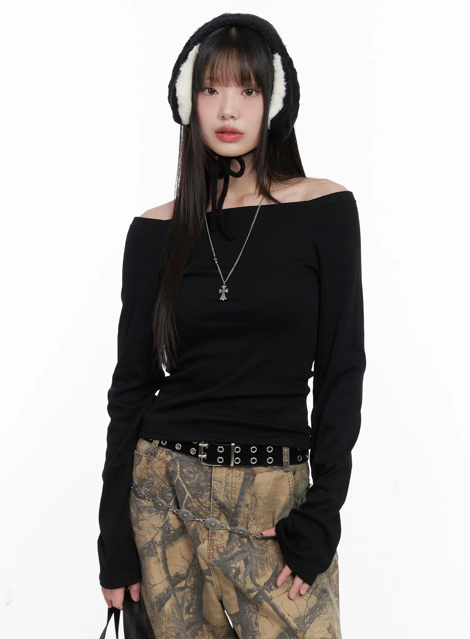 Cozy Faux Fur Ear Muffs CN510 - Image 4
