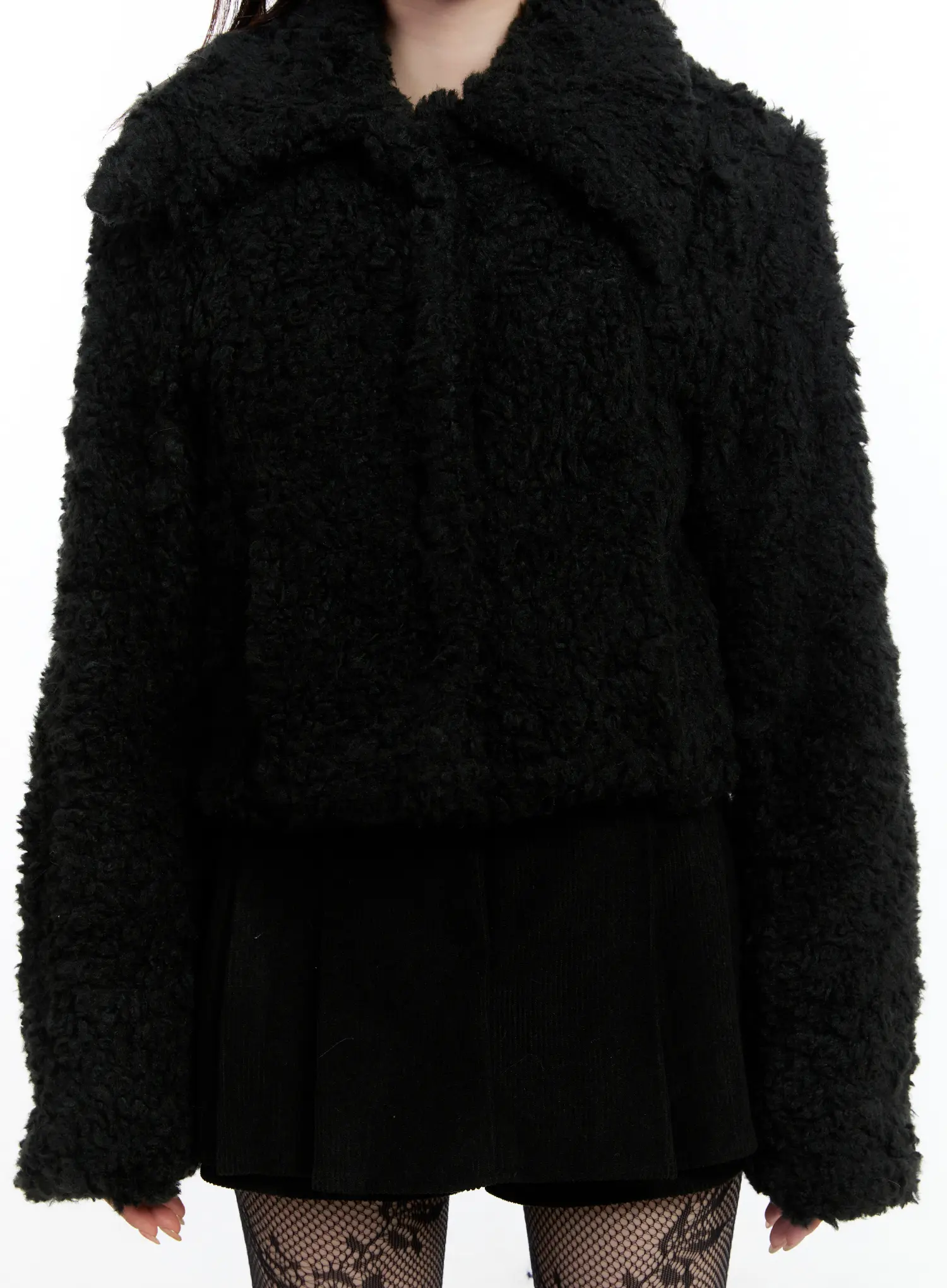 Cozy Faux Fur Sherpa Jacket CN525 - Image 6