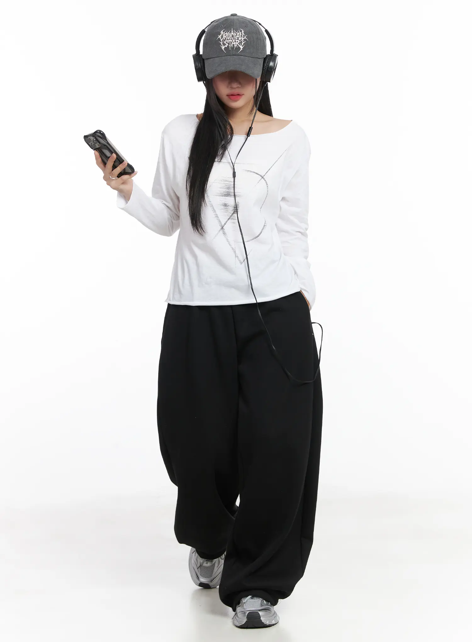Cozy Fleece Wide-Leg Sweatpants CD530 - Image 2