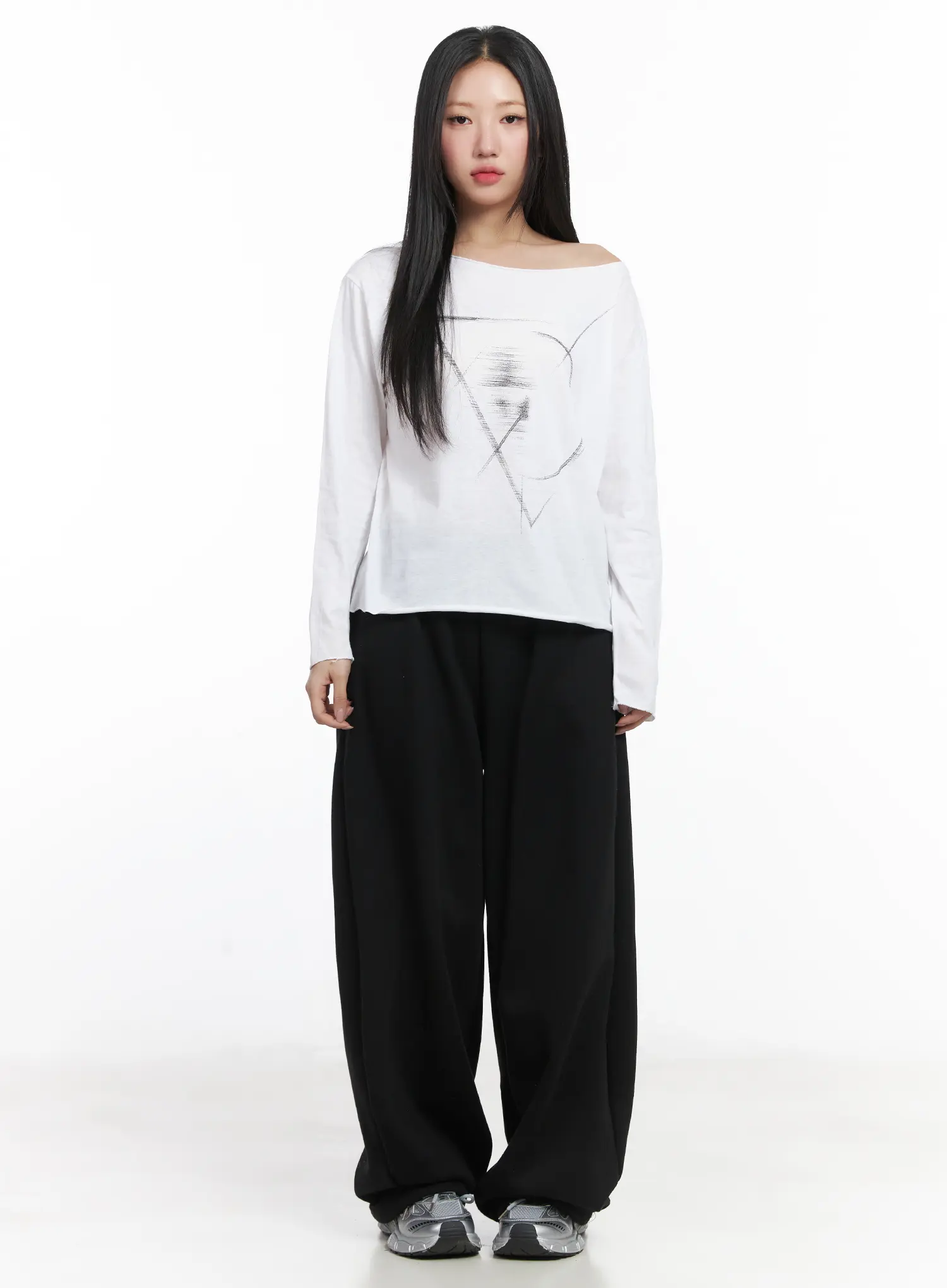 Cozy Fleece Wide-Leg Sweatpants CD530 - Image 5