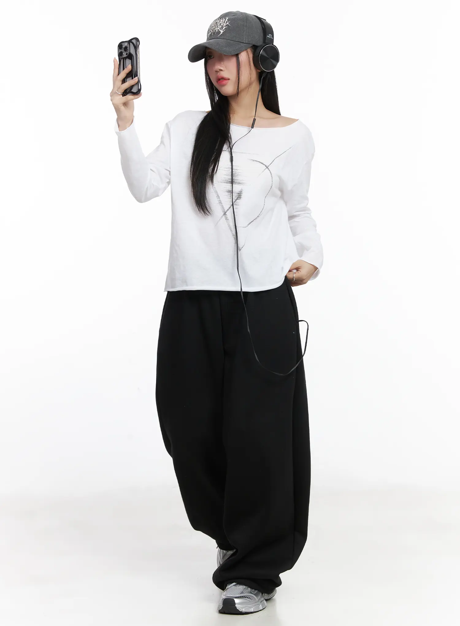 Cozy Fleece Wide-Leg Sweatpants CD530 - Image 8
