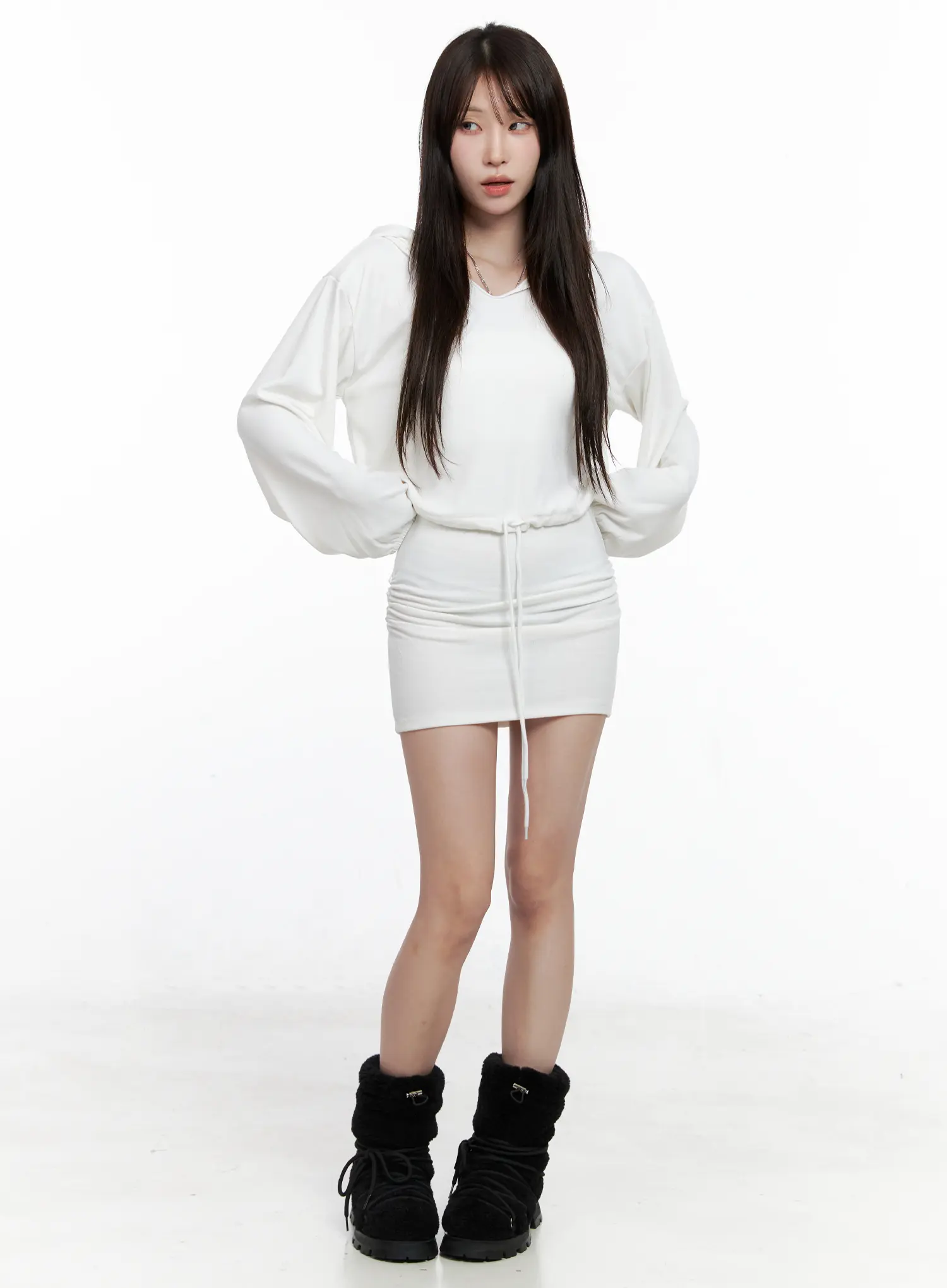 Cozy Hoodie and Skirt Co-ord CO521 - Image 13