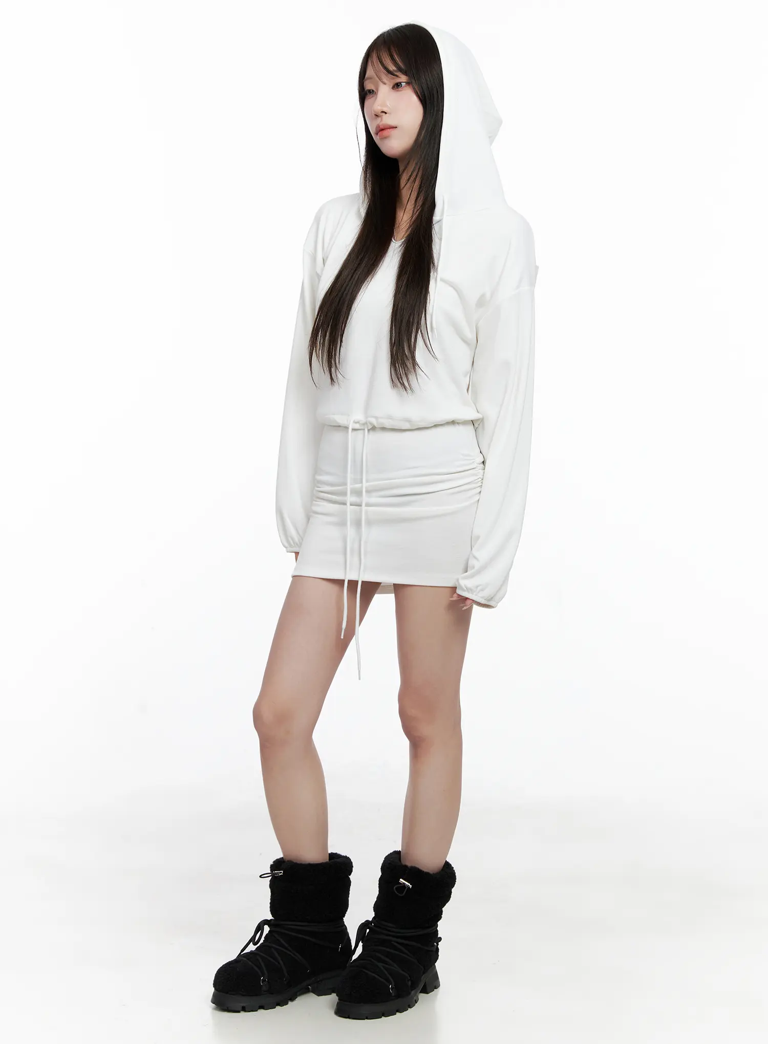 Cozy Hoodie and Skirt Co-ord CO521 - Image 2