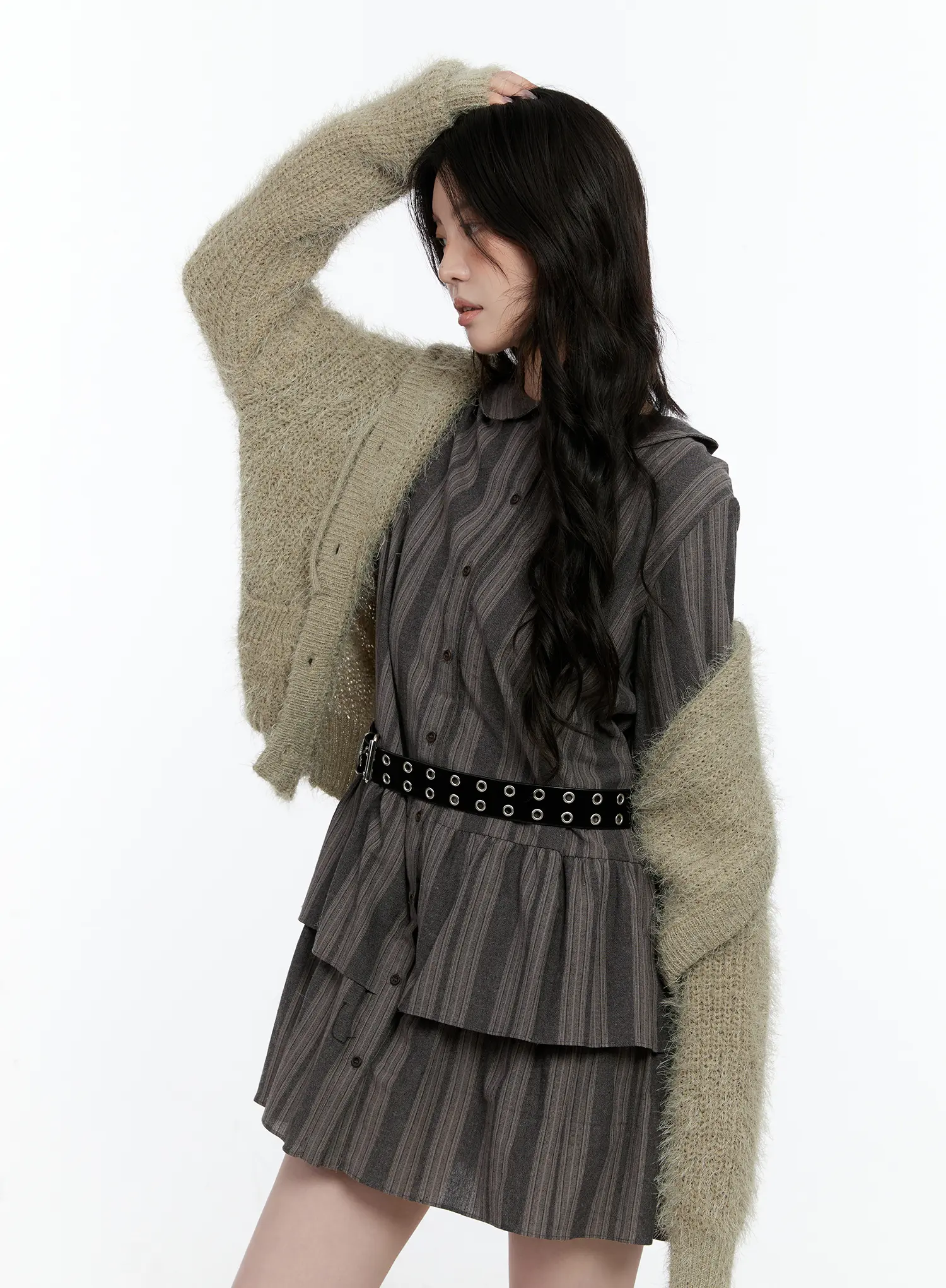 Cozy Knit Hooded Cardigan CN517 - Image 7