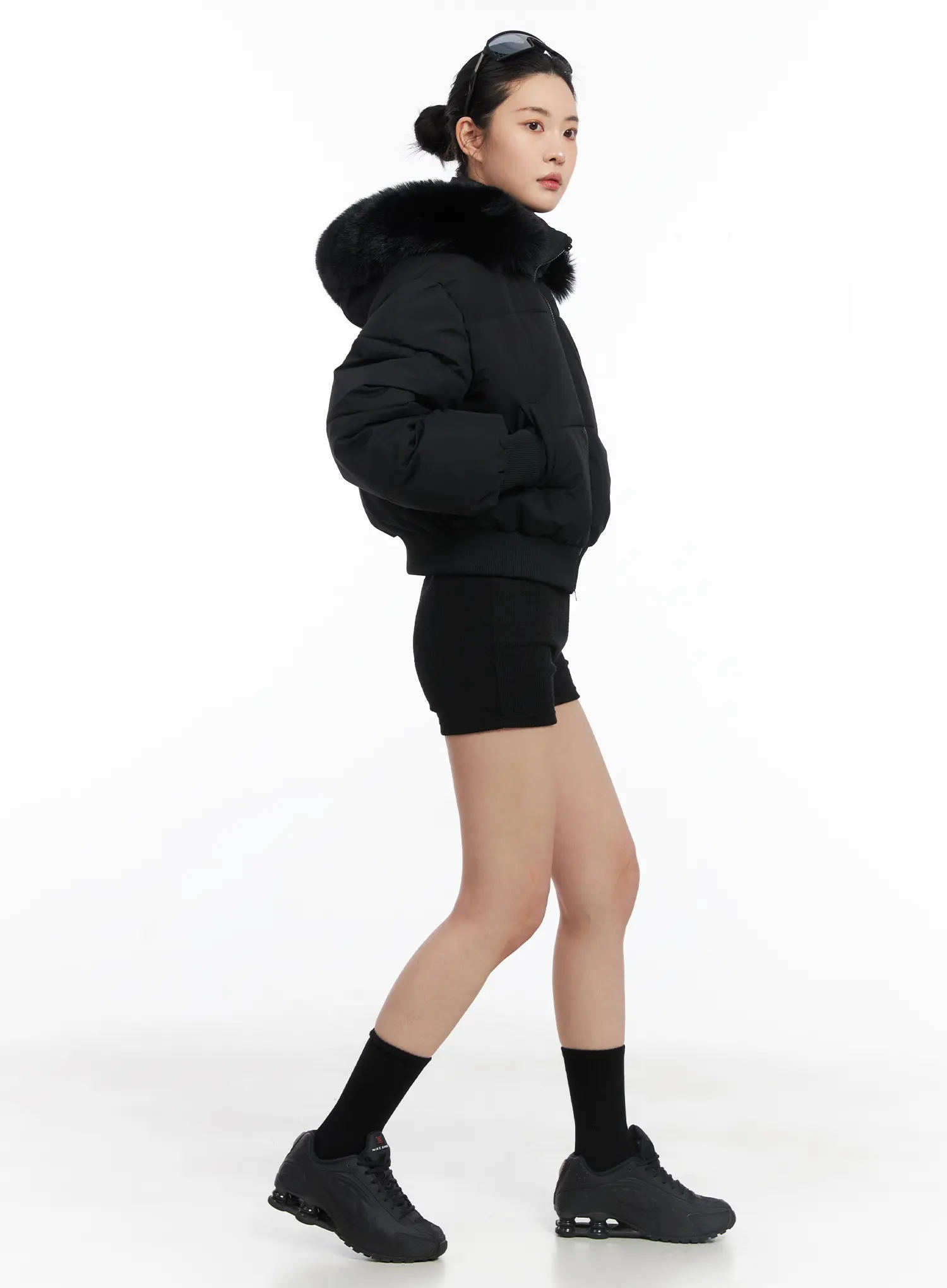 Cozy Knit Micro Shorts CD505 - Image 5