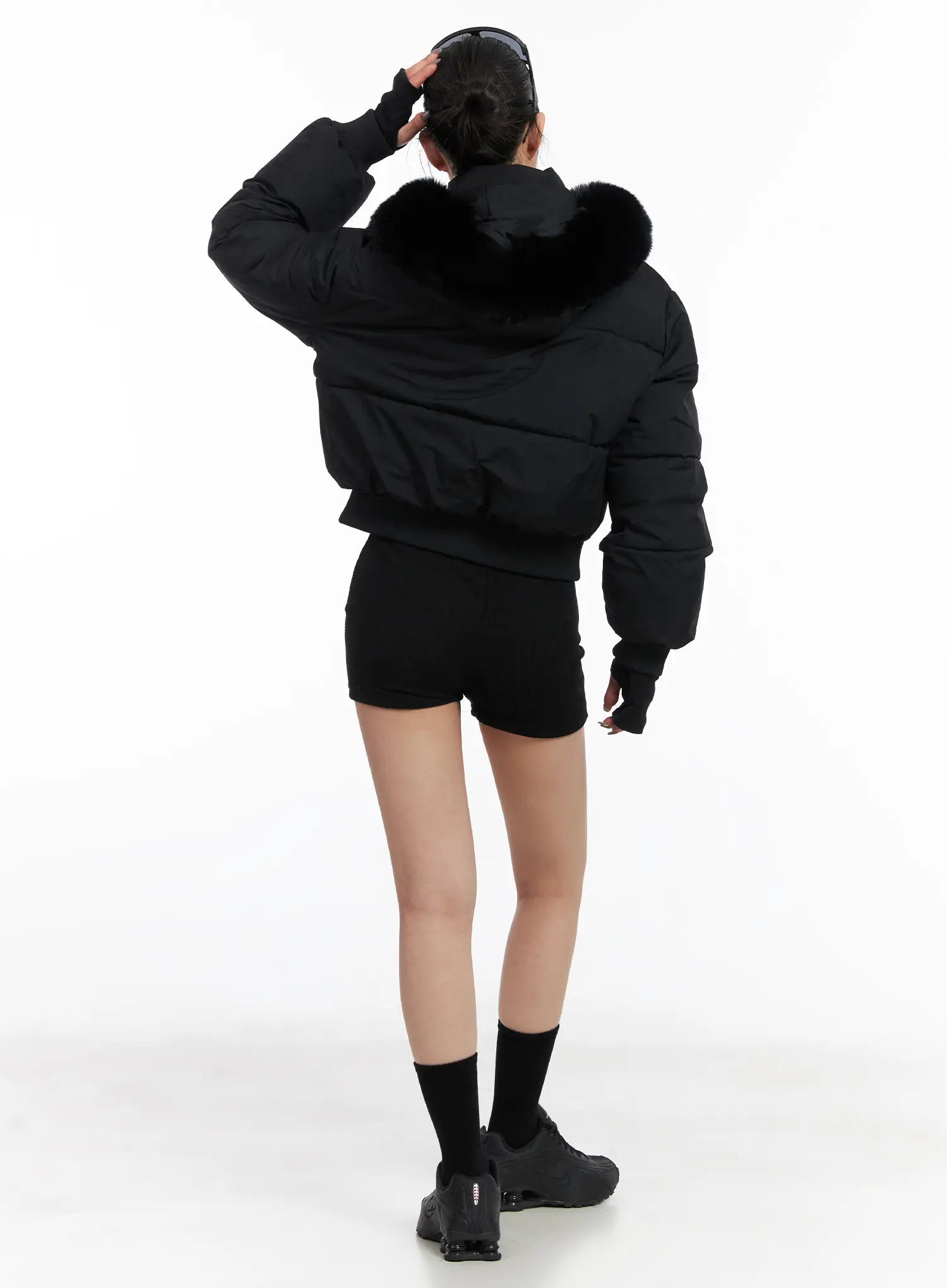Cozy Knit Micro Shorts CD505 - Image 7