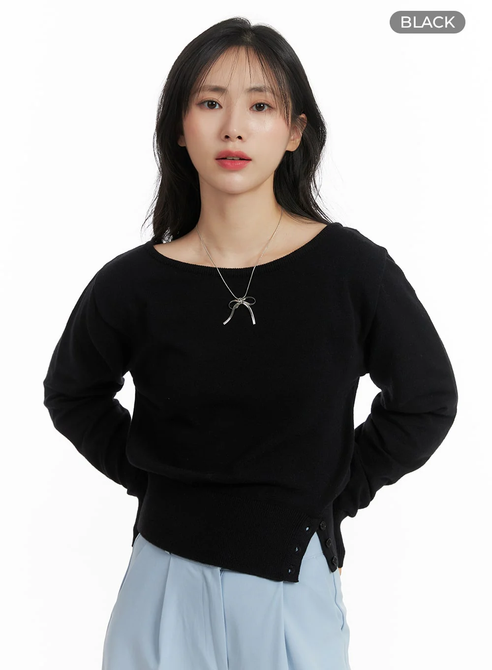 Cozy Knit Sweater OM408 - Image 7