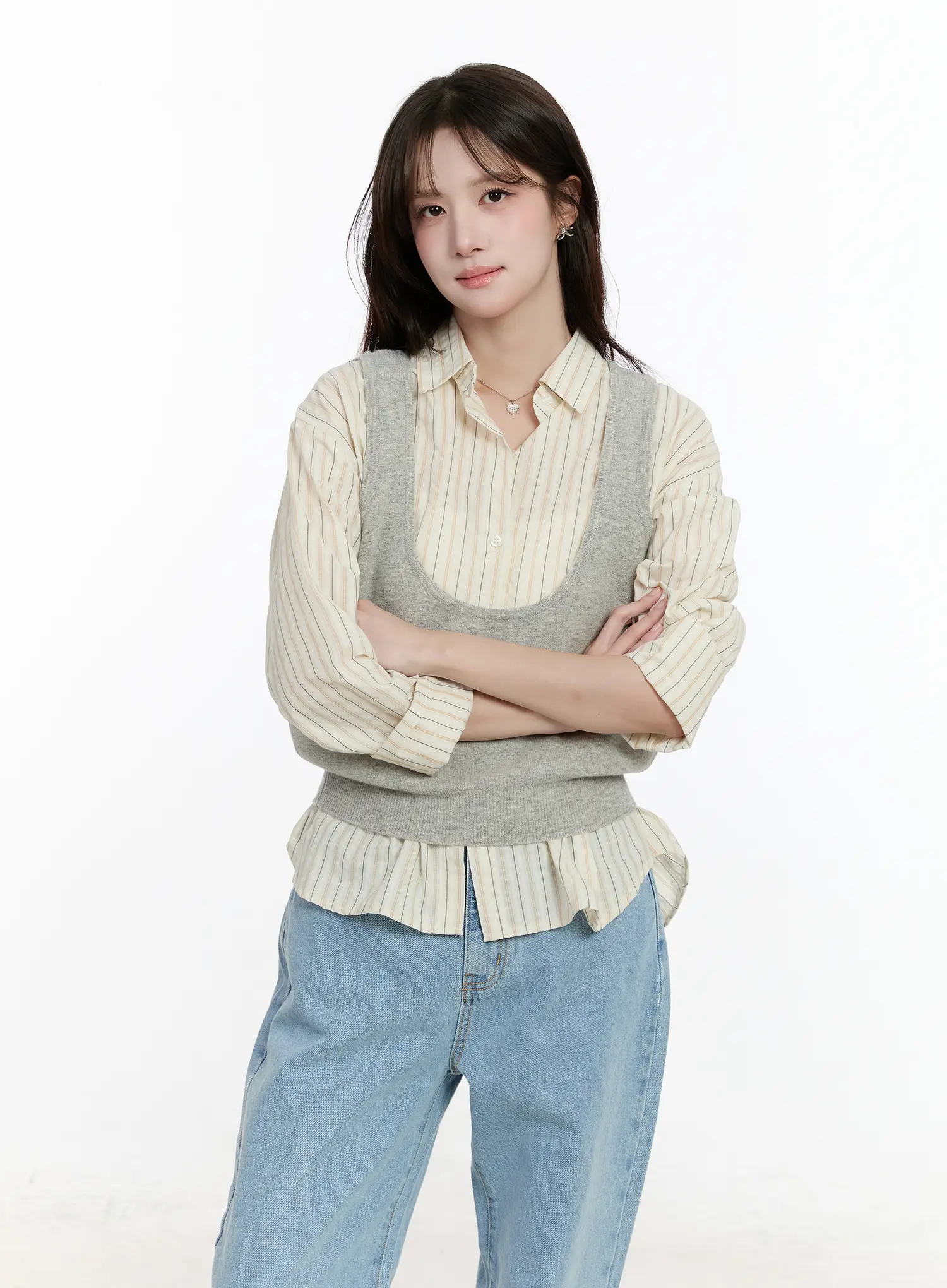Cozy Knit Vest CM510 - Image 2