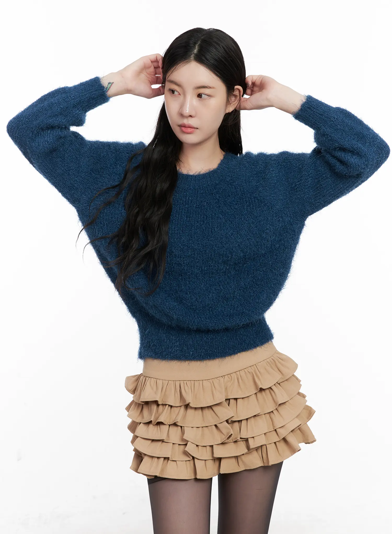Cozy Round Neck Sweater CN512 - Image 2