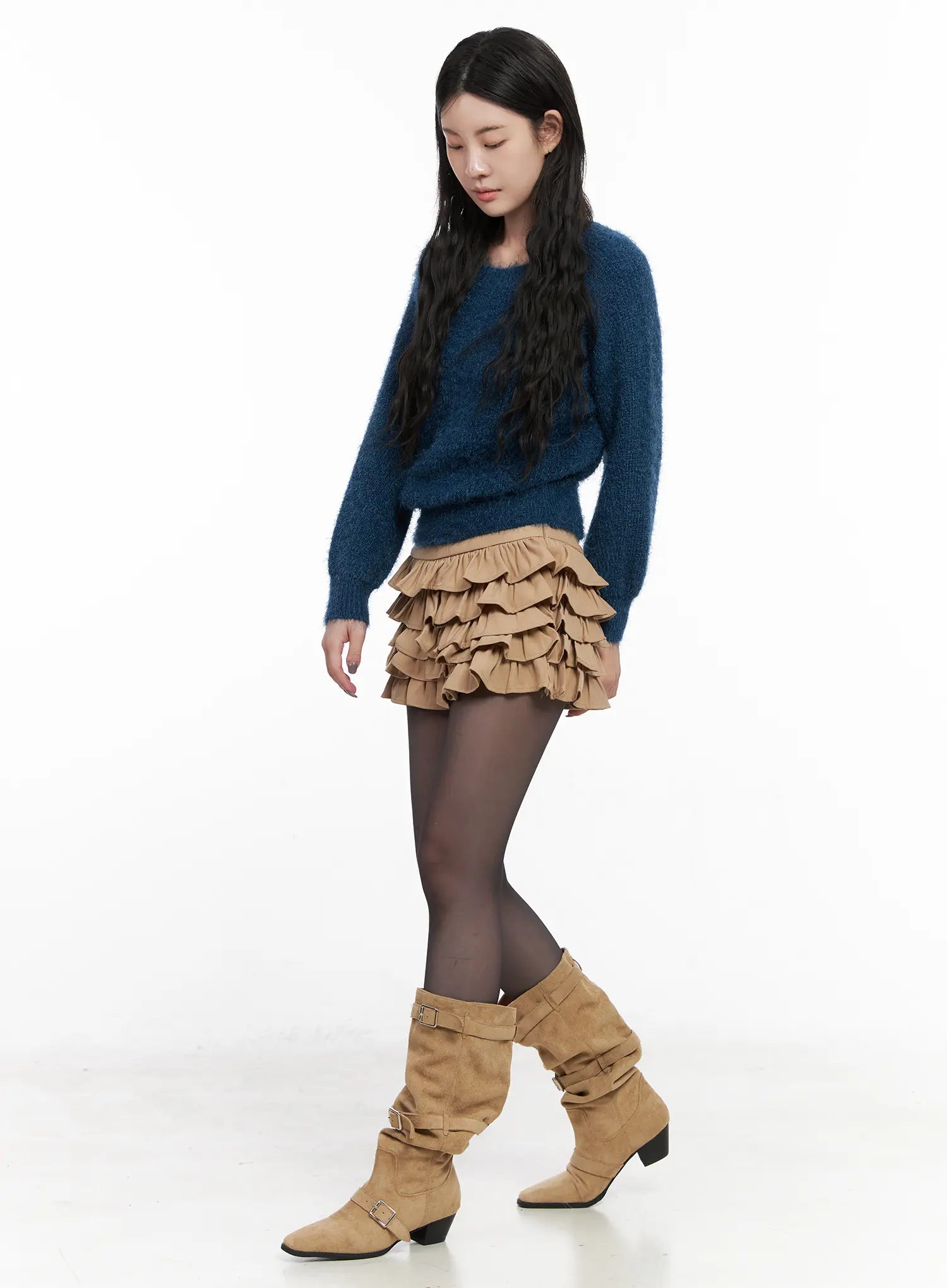 Cozy Round Neck Sweater CN512 - Image 3