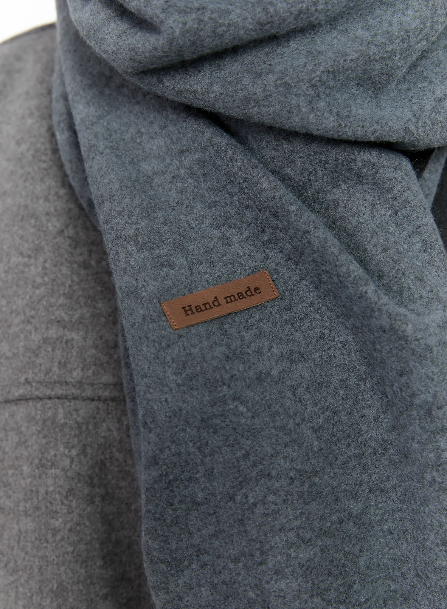 Cozy Two-Tone Scarf IN512 - Image 4