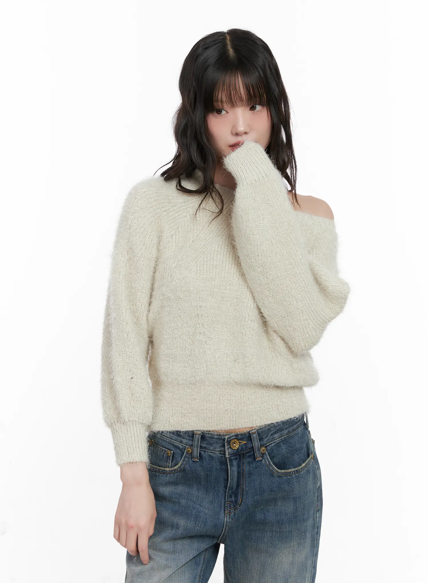 Cozy Two-Way Knit Sweater CN510 - Image 2