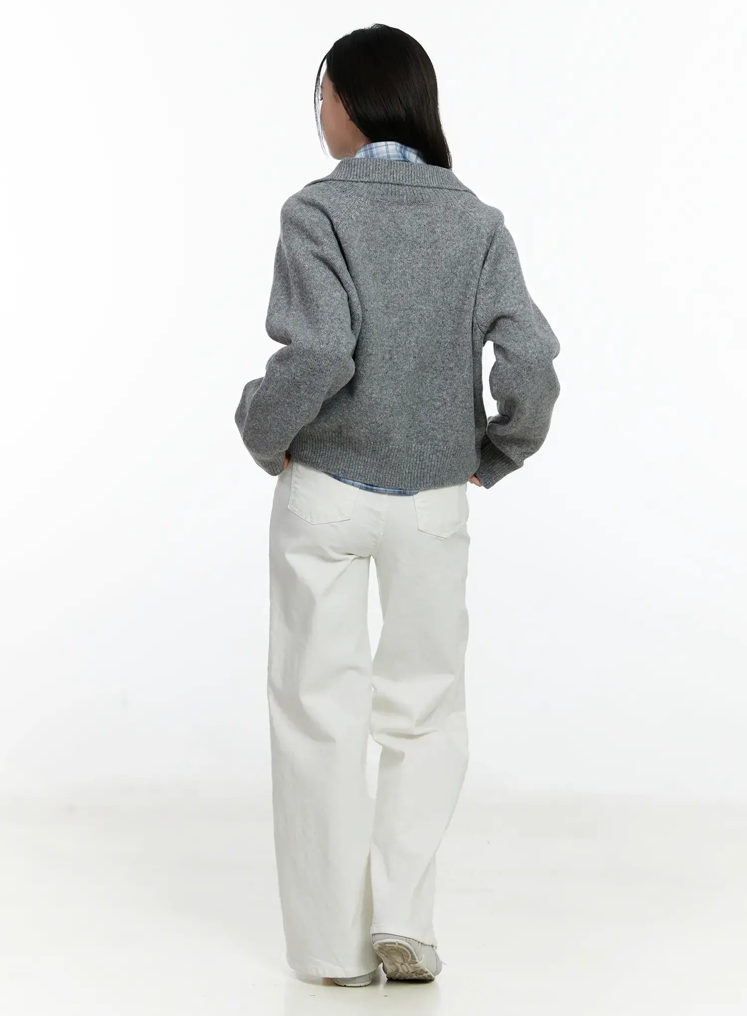 Cozy Two-Way Pocket Cardigan F502 - Image 10