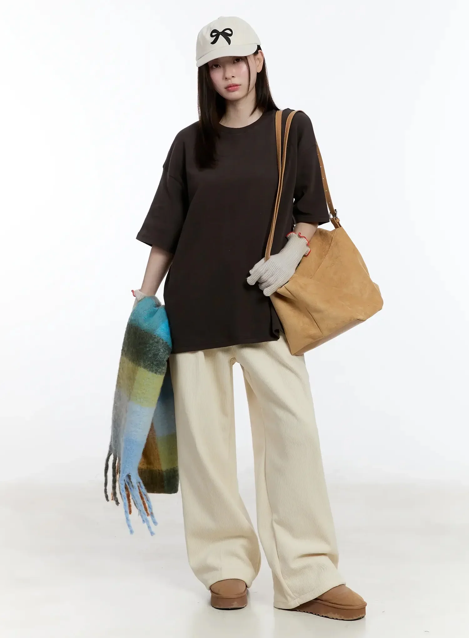 Cozy Wide-Leg Corduroy Pants ID526 - Image 12