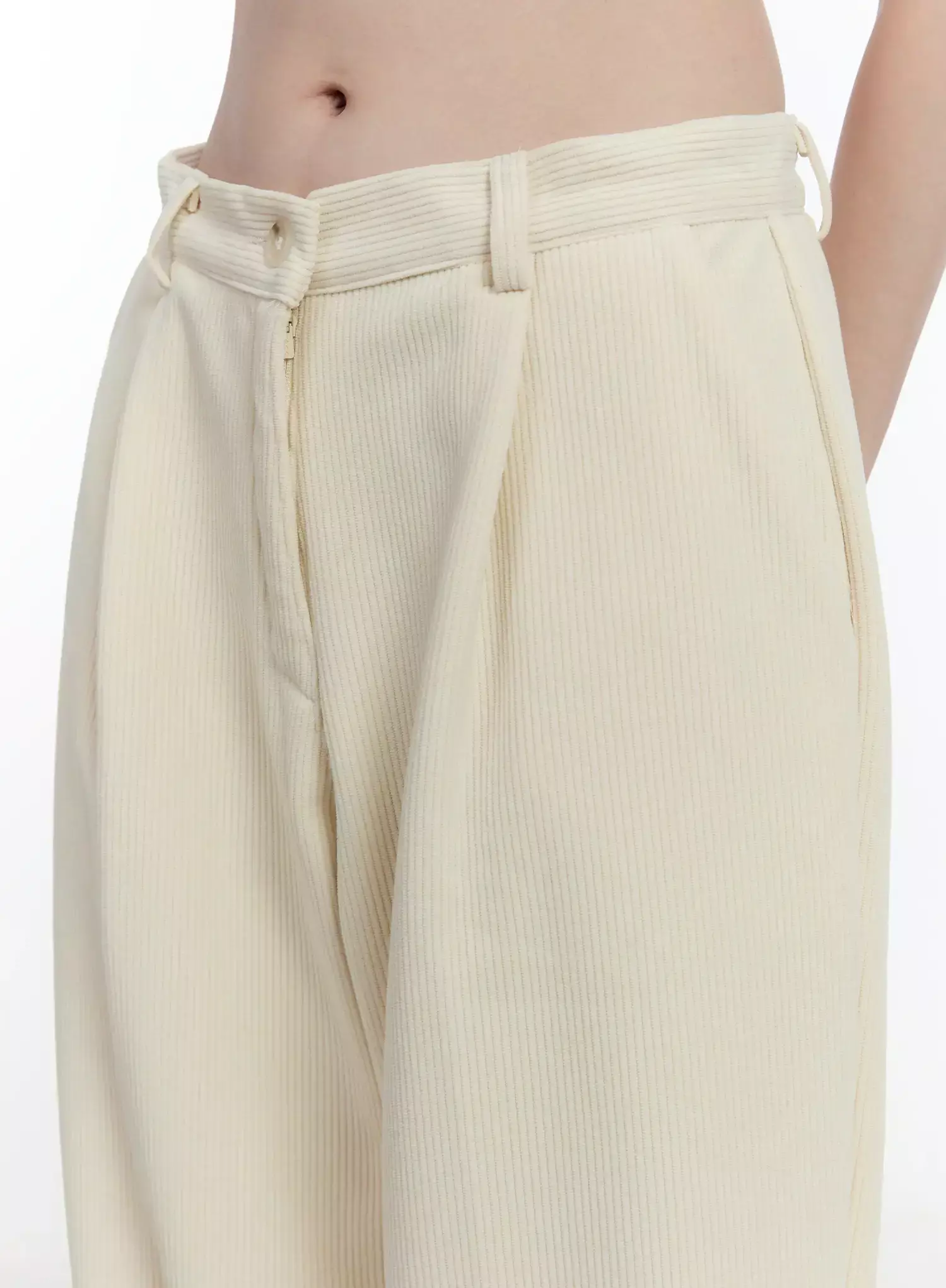 Cozy Wide-Leg Corduroy Pants ID526 - Image 4