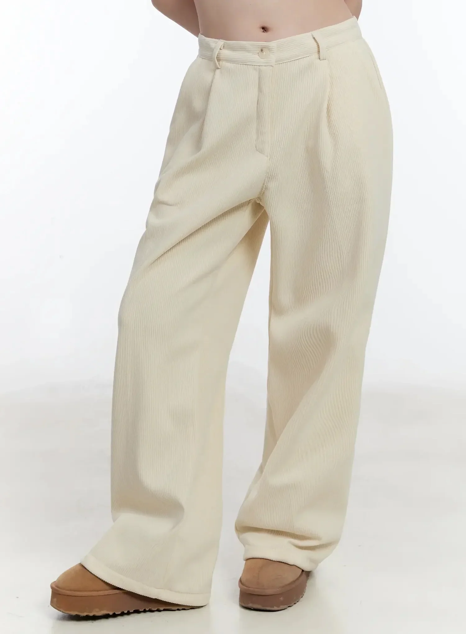 Cozy Wide-Leg Corduroy Pants ID526 - Image 5