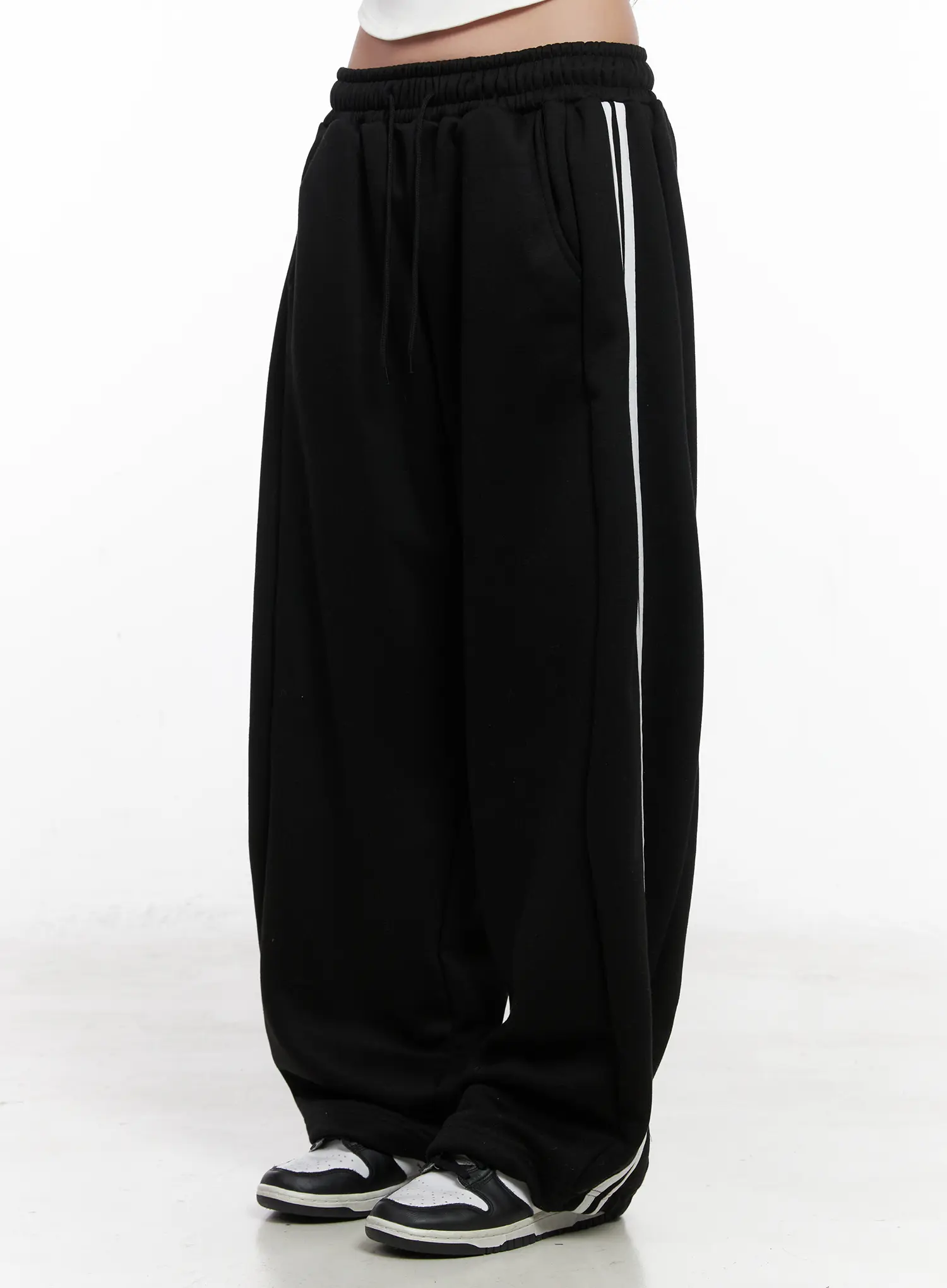 Cozy Wide Leg Track Sweatpants CN512