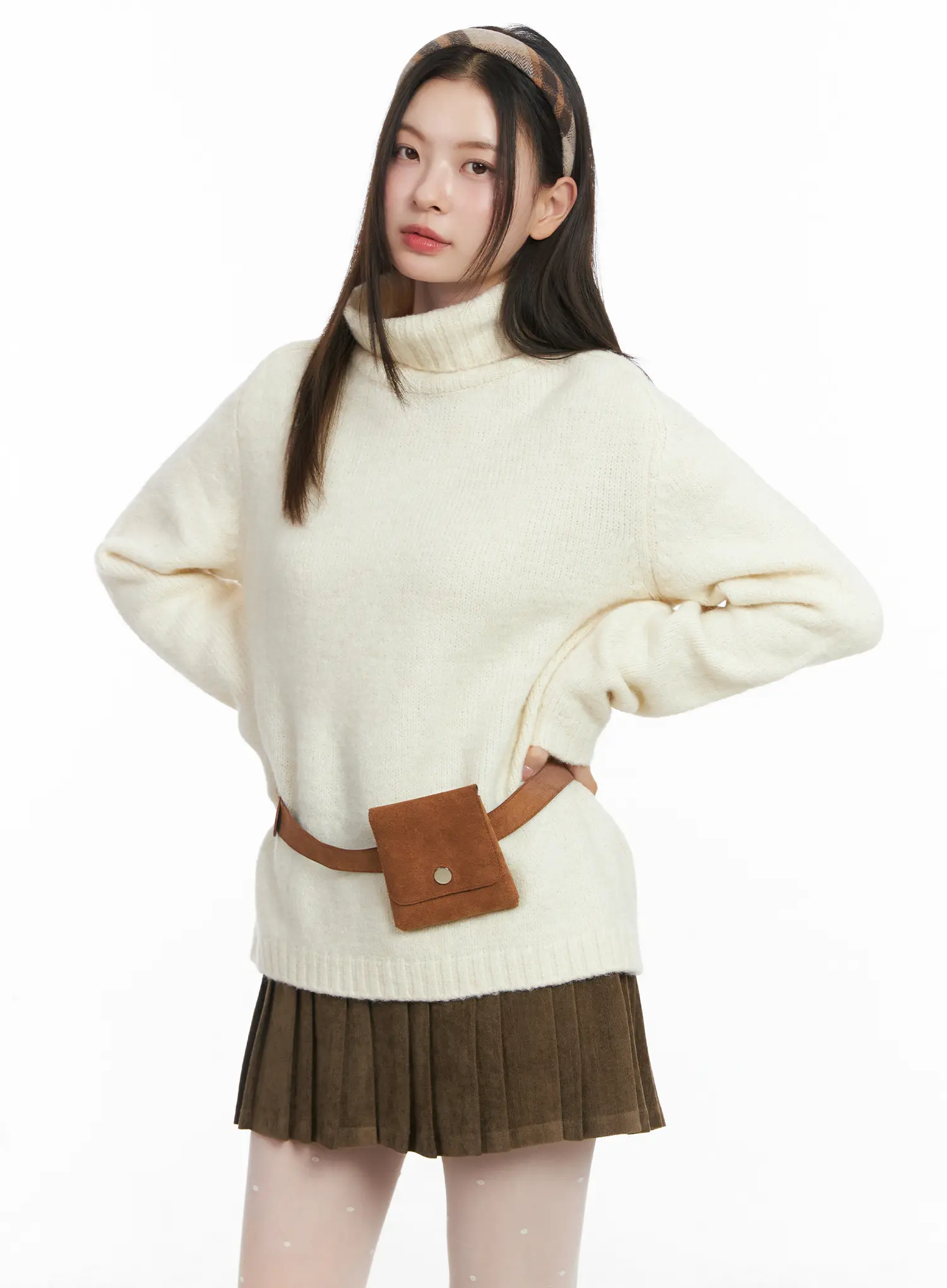 Cozy Wool Turtleneck Knit Sweater CJ506