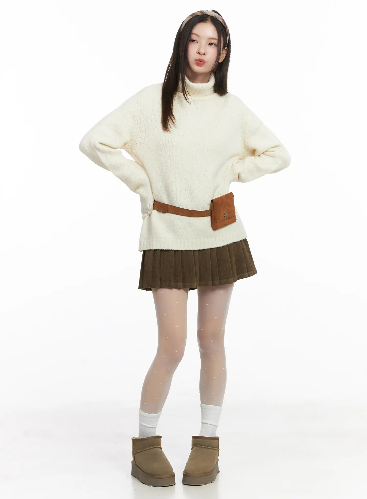 Cozy Wool Turtleneck Knit Sweater CJ506 - Image 6